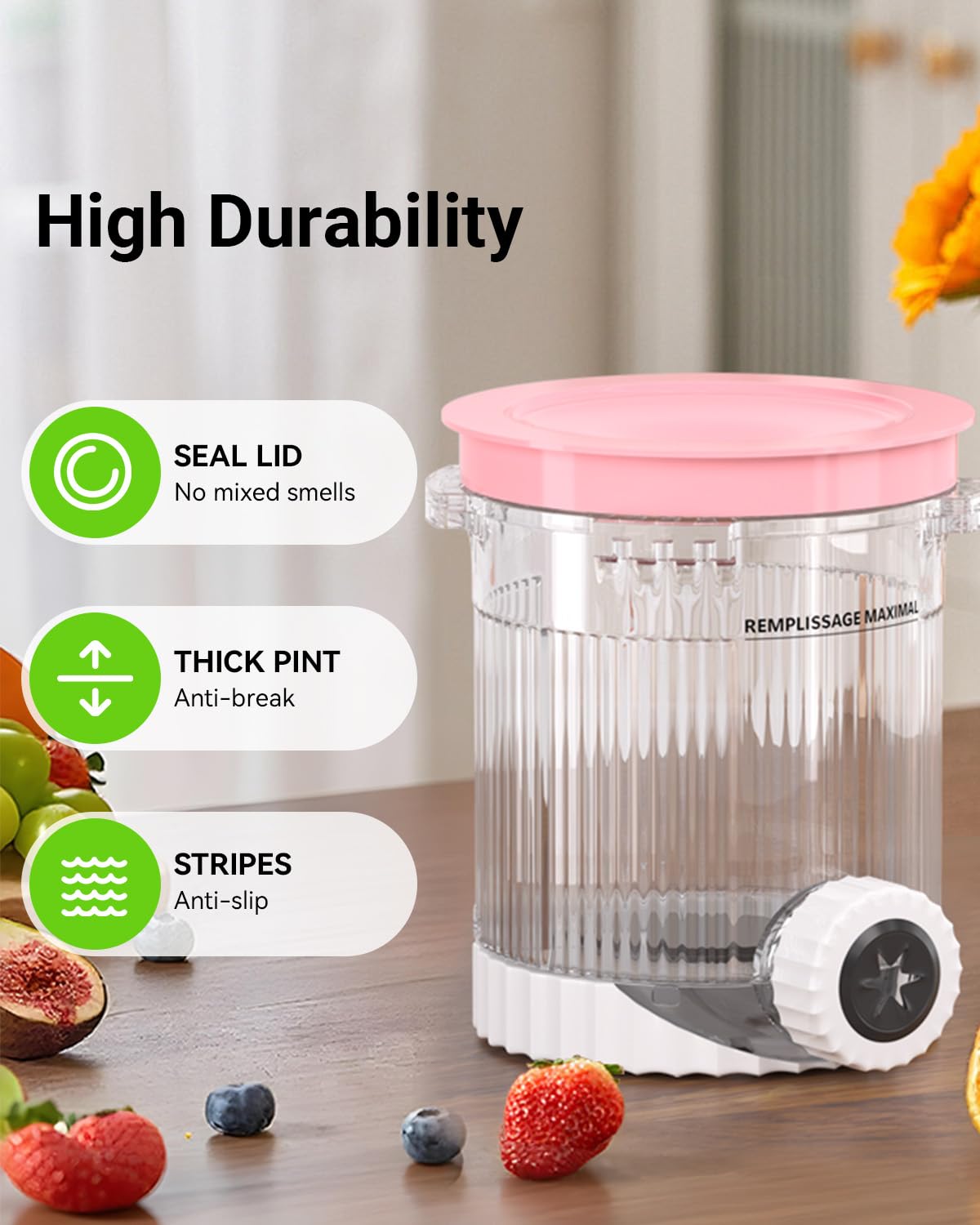 4 Pack for Ninja Creami Swirl Pints and Lids Compatible with Ninja NC700 Series, NC701, NC701C, Creami Containers for Swirl Ice Cream & Soft Serve Makers, BPA-Free, Dishwasher Safe
