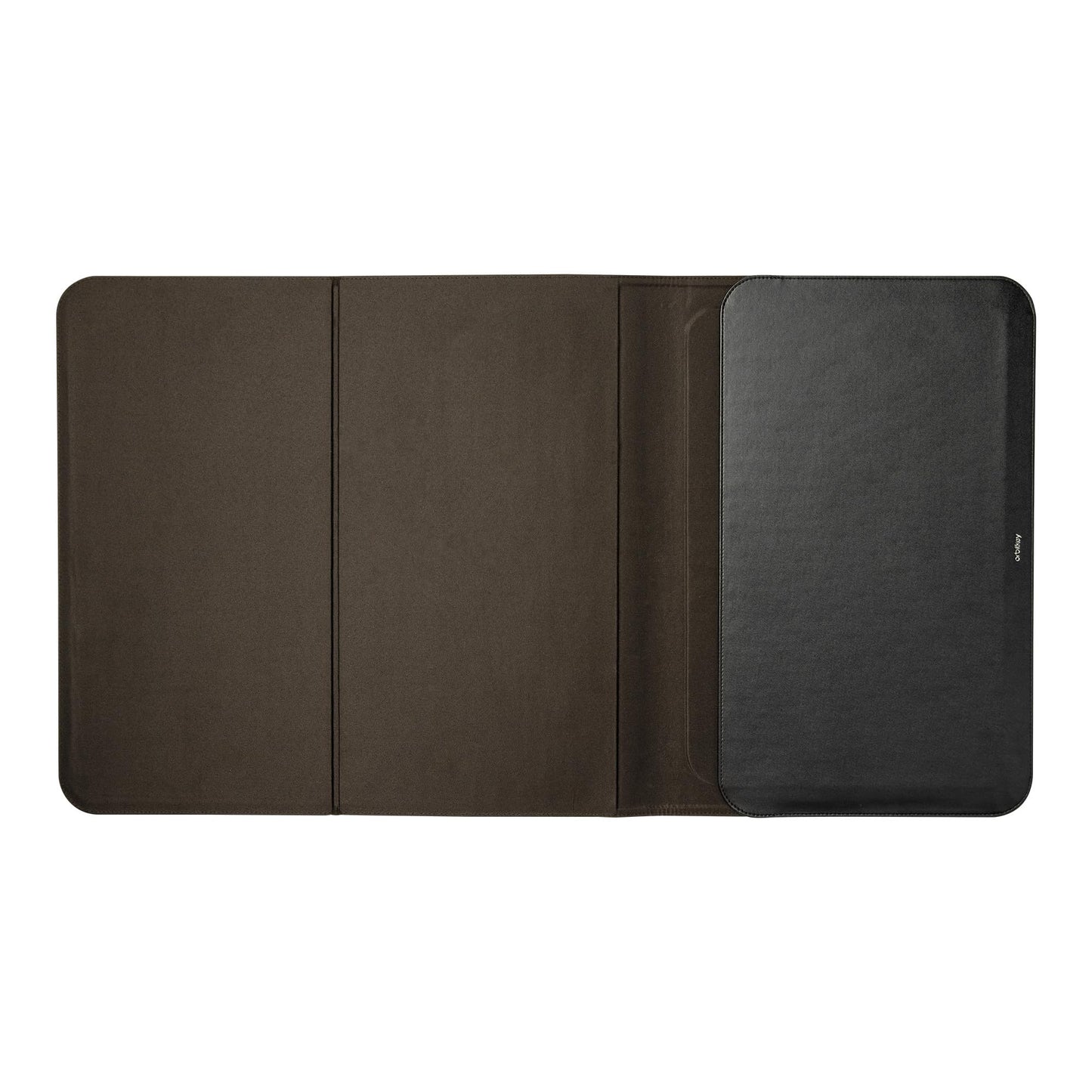 Orbitkey Hybrid Laptop Sleeve | Portable Desk Mat and Laptop Sleeve (Black, 16")
