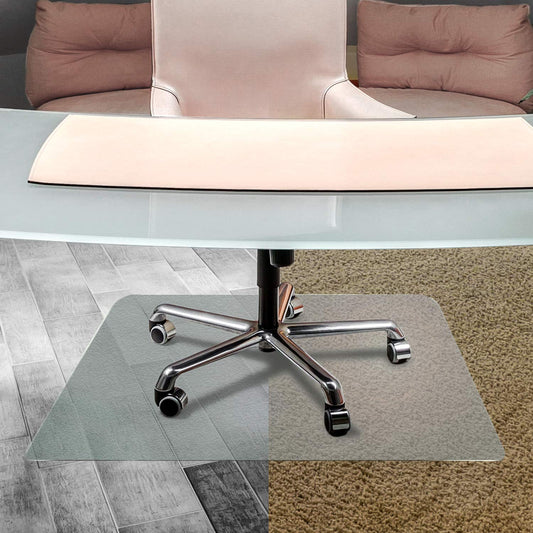 Cleartex® Evolutionmat® Rectangular Anti-Slip Chair Mat for Hard Floors and Very Low Pile Carpets - 48" x 60"