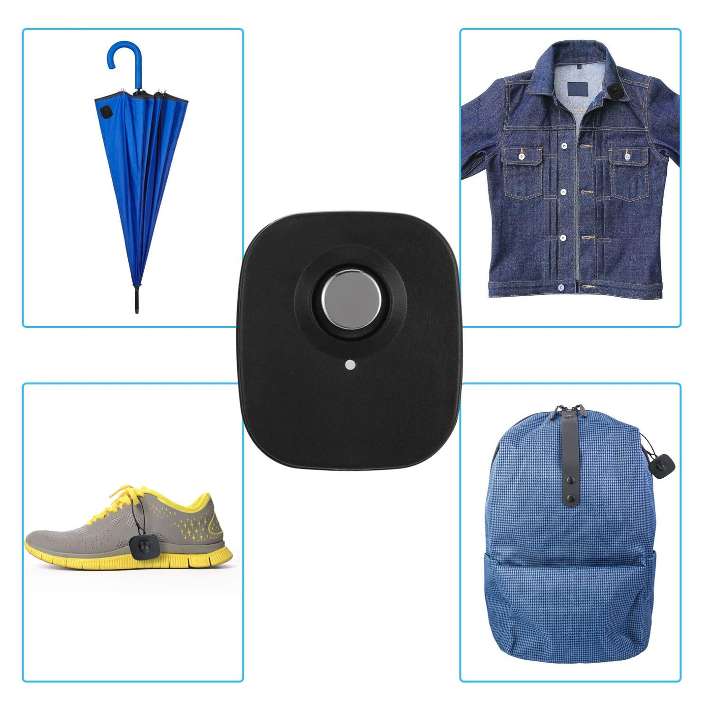 1000 Pieces Hard Clothing Security Tags 8.2Mhz RF Frequency, Retail Security Clothes tag with 1000 Pins and 100 pcs Lanyards Compatible with RF 8.2Mhz EAS System