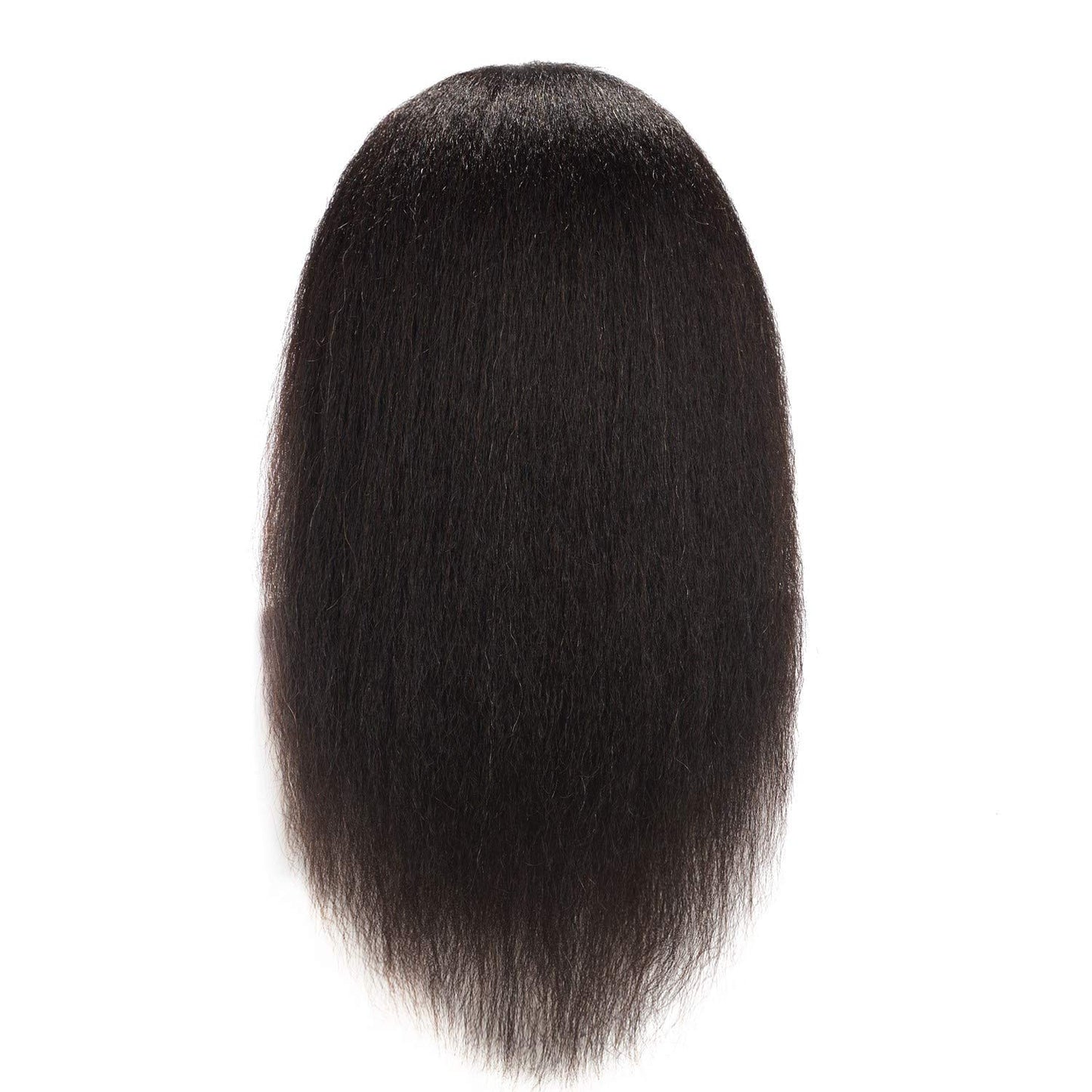 Hairingrid Mannequin Head 14" 100% Real Hair Hairdresser Cosmetology Mannequin Manikin Training Head Hair and Free Clamp Holder (14 Inch)