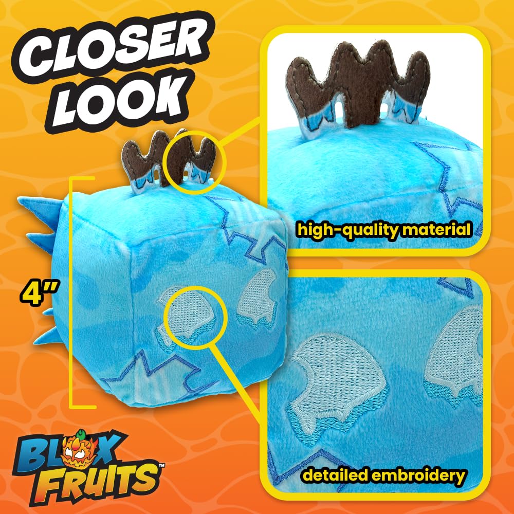 PhatMojo BLOX Fruits - Mystery Fruit Collectible Plush 2-Pack (4" Tall, Series 1) [Includes DLC, Officially Licensed]