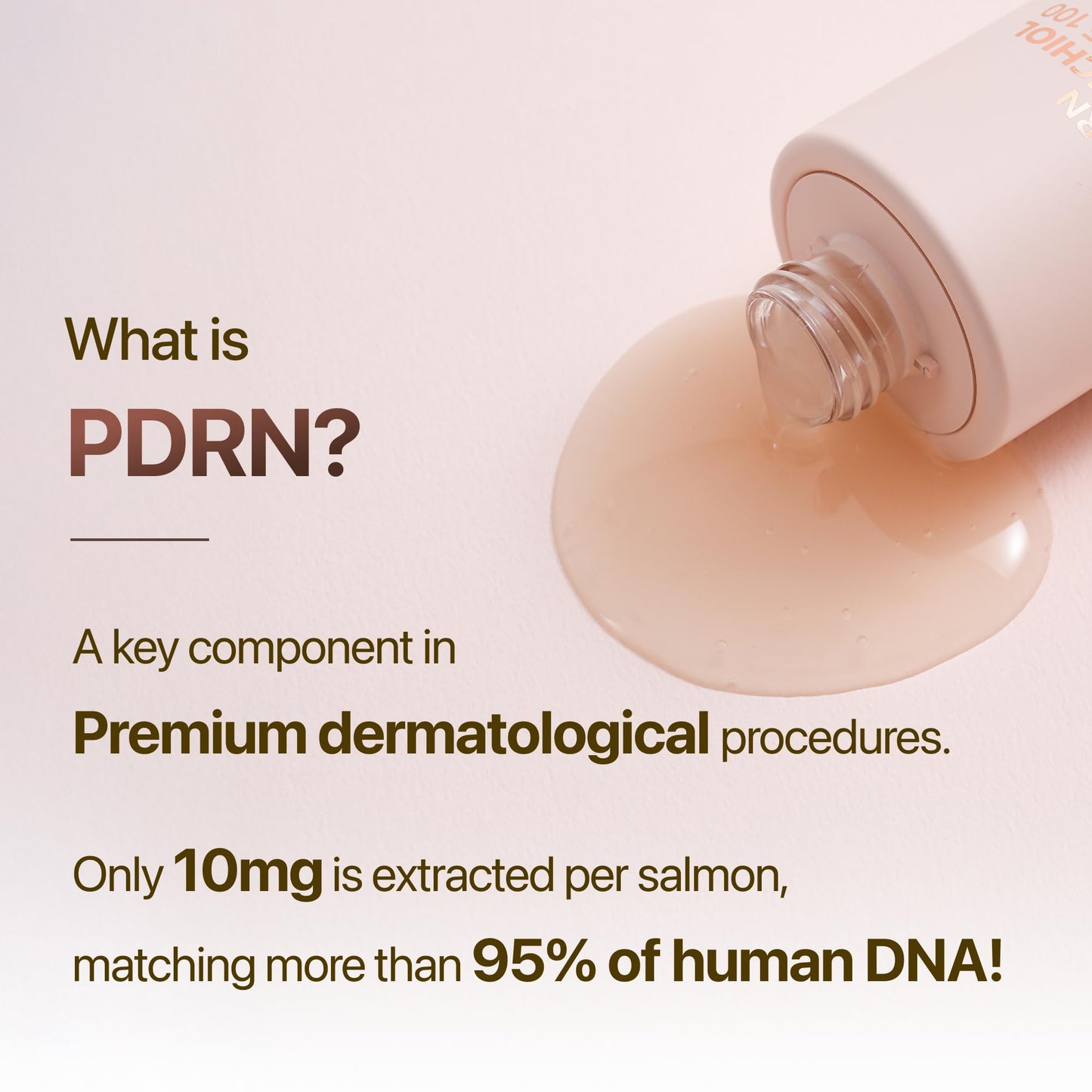 CU Dr. Solution PDRN Ampoule Korean Skin Care with Salmon DNA, Plant Based Bakuchiol, Moisturizing Bifida, and Collagen, Korean Skin Care PDRN Serum Ampoule, 35 ml (1.01 fl. oz.)