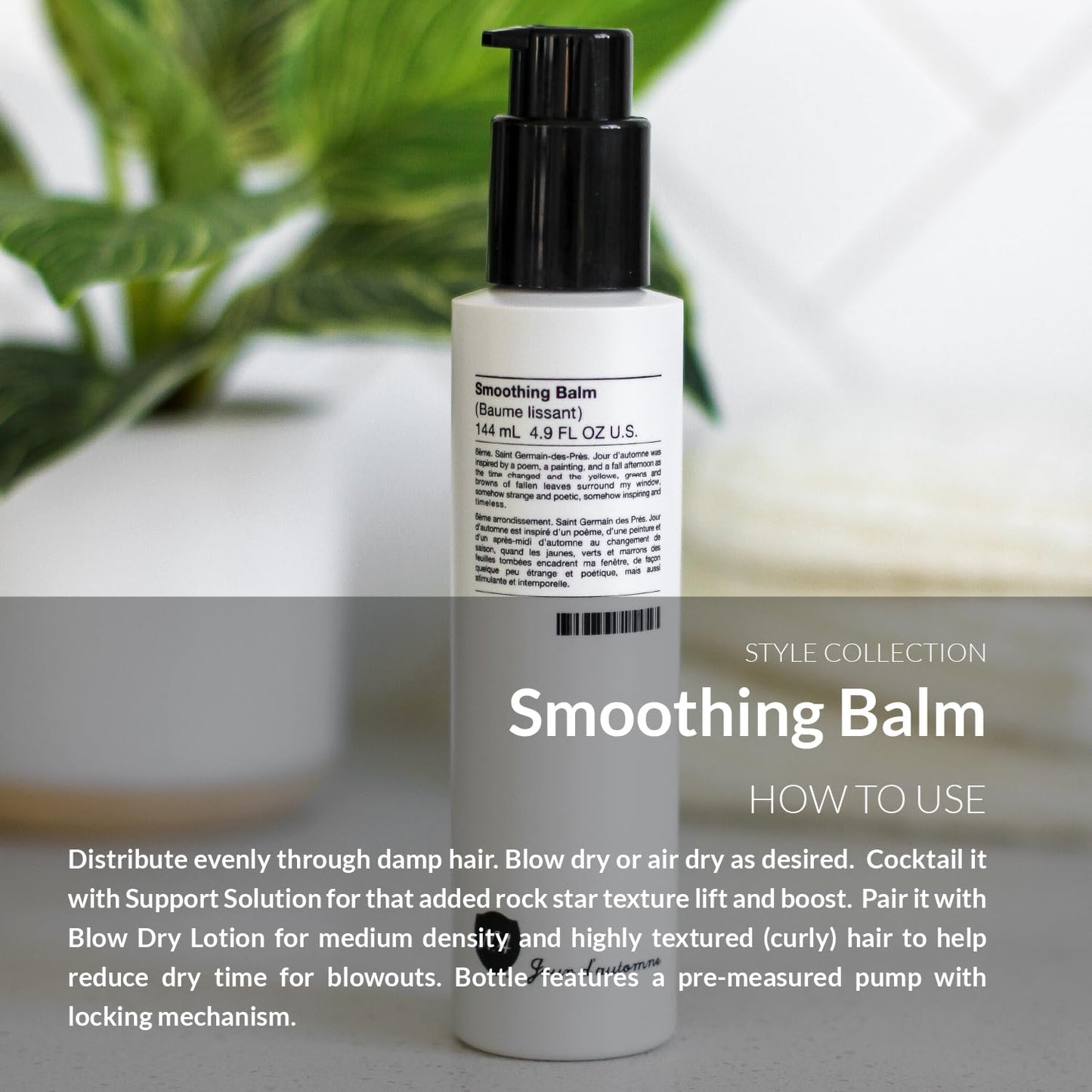 Number 4 Smoothing Hair Balm. Hair Styling Product for Flexible Hold. Anti-Frizz, Rehapes for Soft, Touchable Finish, 4.9 oz