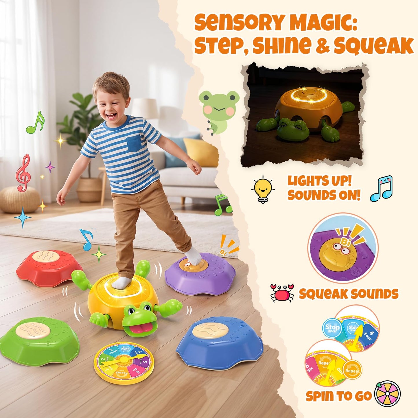 LSCLCIN Stepping Stones for Kids