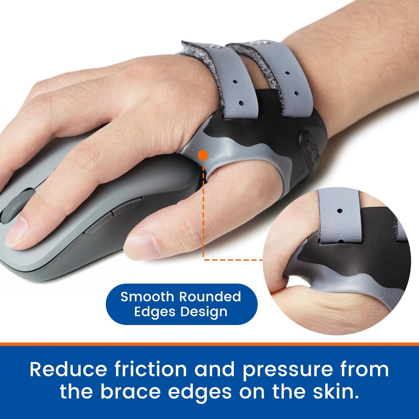 Willcom CMC Joint Thumb Stabilizer Brace for Osteoarthritis, Arthritis Pain Injury Relief Support, Spica Splint for Women and Men (Left Hand, Small,6 7/8″- 7 3/4″)