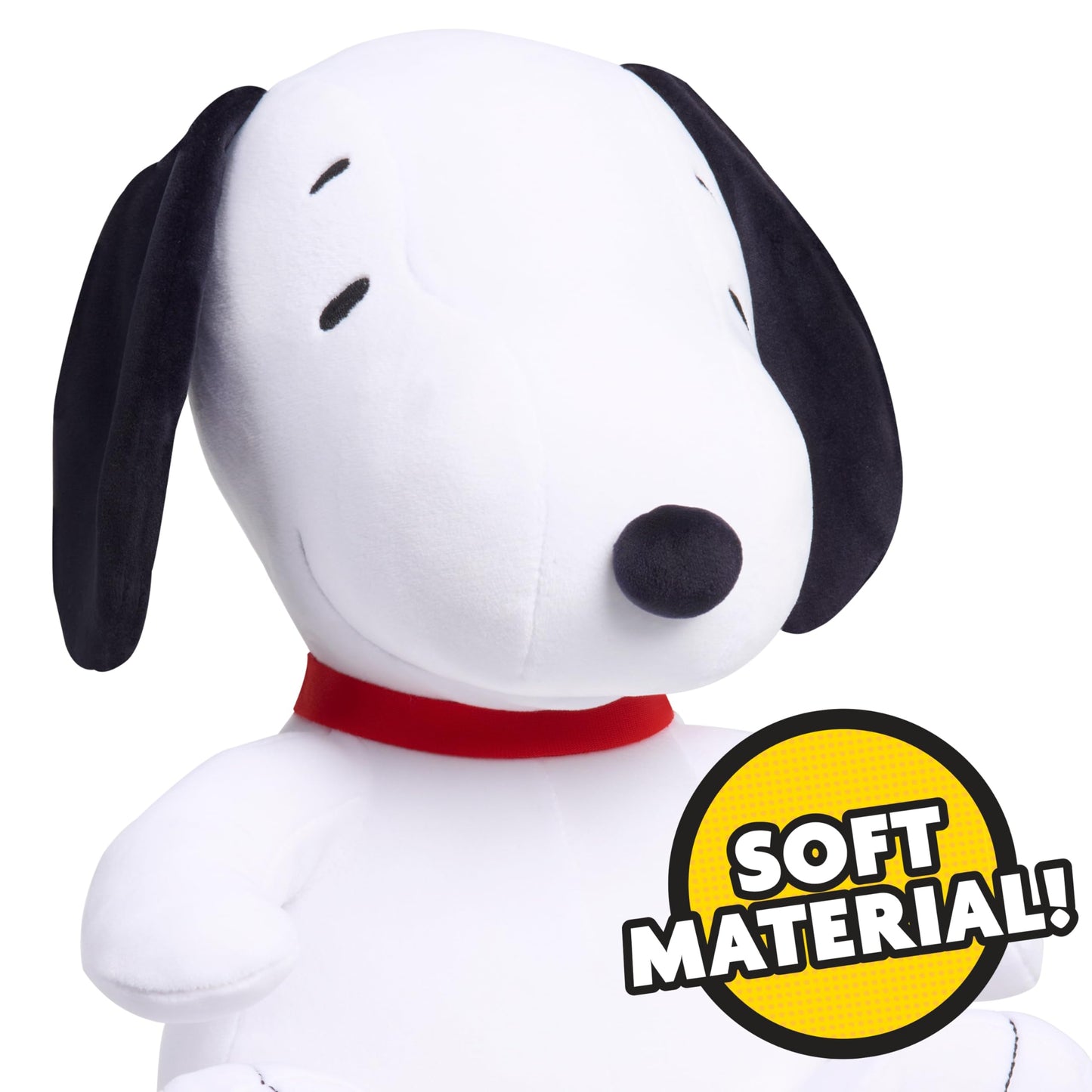 Peanuts Large 2 lb Weighted Plush Snoopy, 12-inch Stuffed Animal, Kids Toys for Ages 3 Up, Gifts and Presents