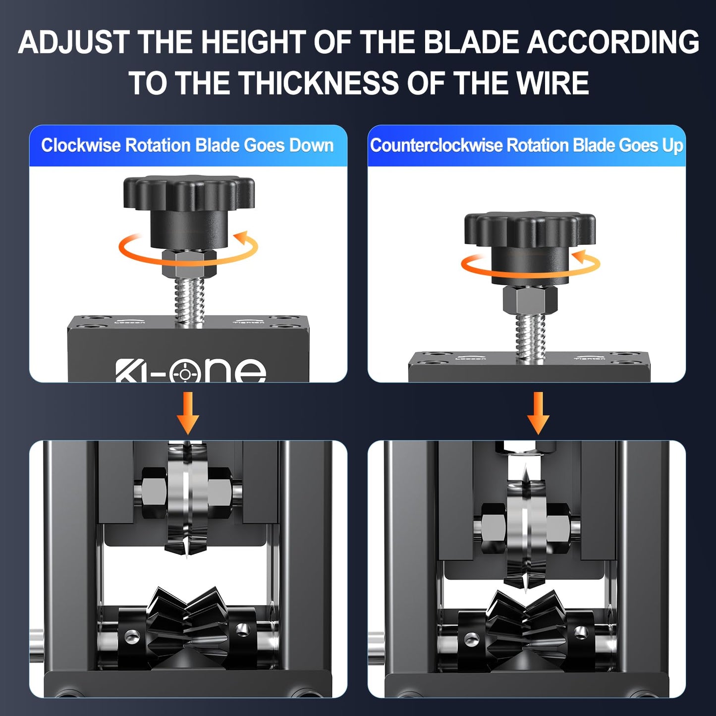 Manual Wire Stripping Machine,0.06"-1.18" Wire Stripping Machine,Scrapping Copper Wire Peeler Machine,Drill Powered Hand Crank Wire Stripper Tool
