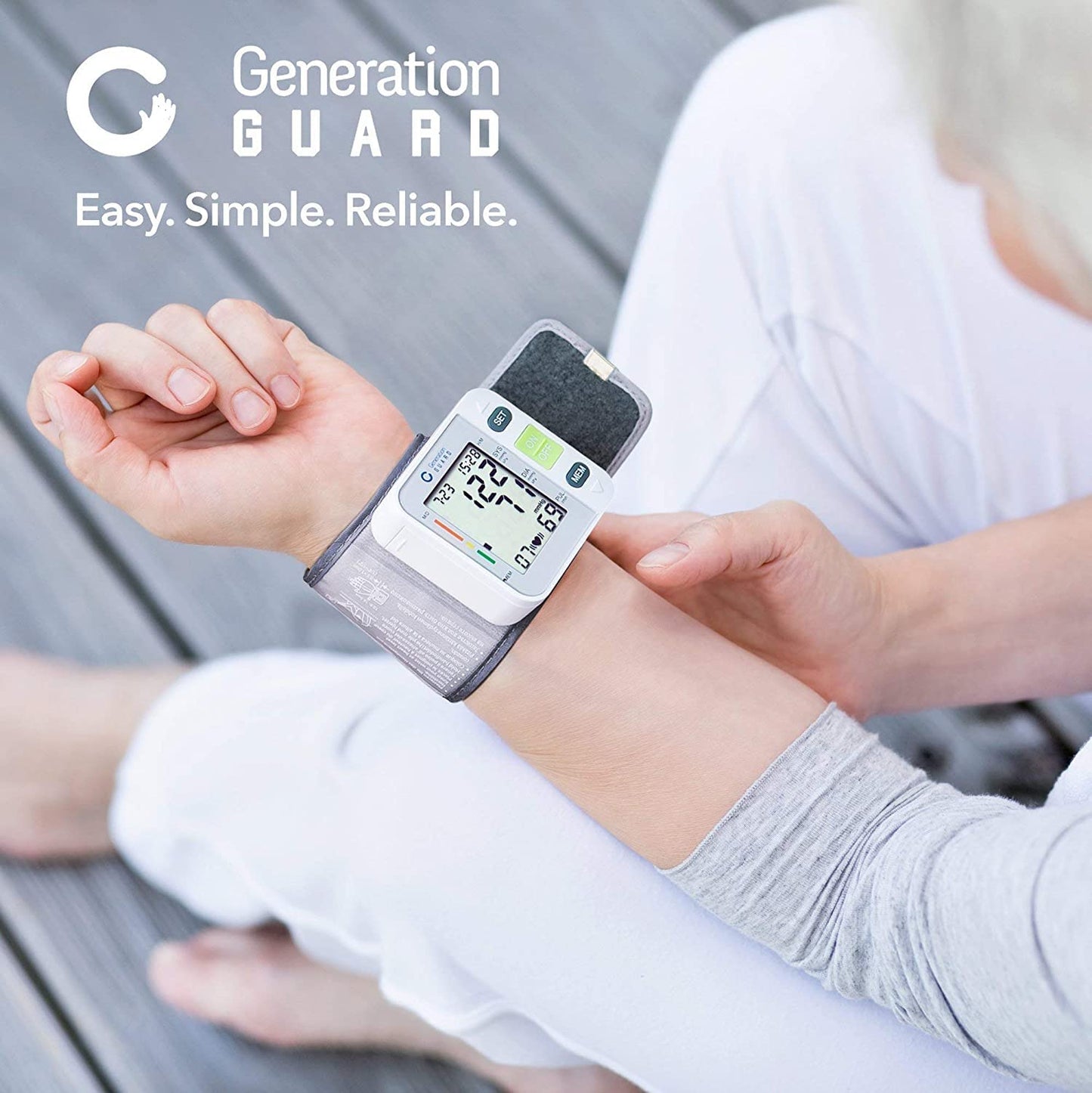 Generation Guard Electronic Wrist BP Monitor - GM-500W
