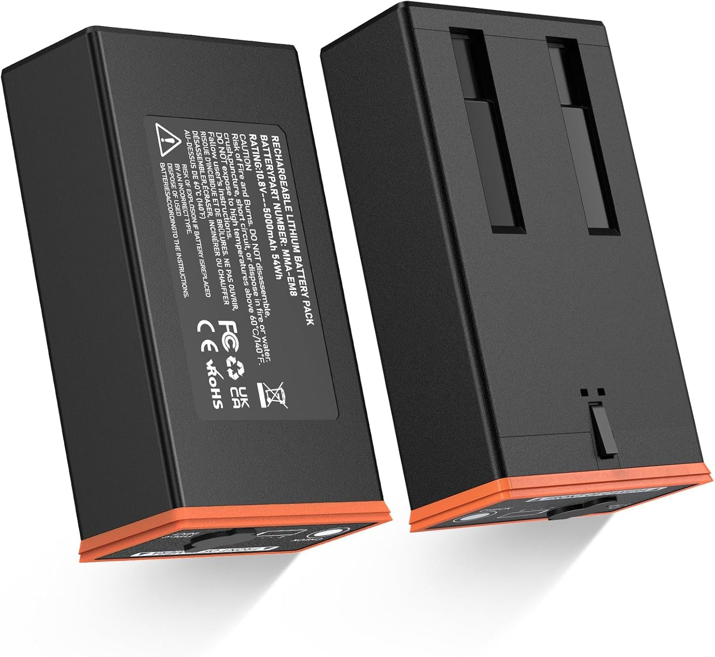 DCDG 2 Pack Power Mag Battery Pack Compatible with Moultrie Edge Cellular Trail Camera 5000mAh Rechargeable Lithium Replacement Battery for Moultrie Edge, Edge PRO, Edge 2, Edge 2 PRO