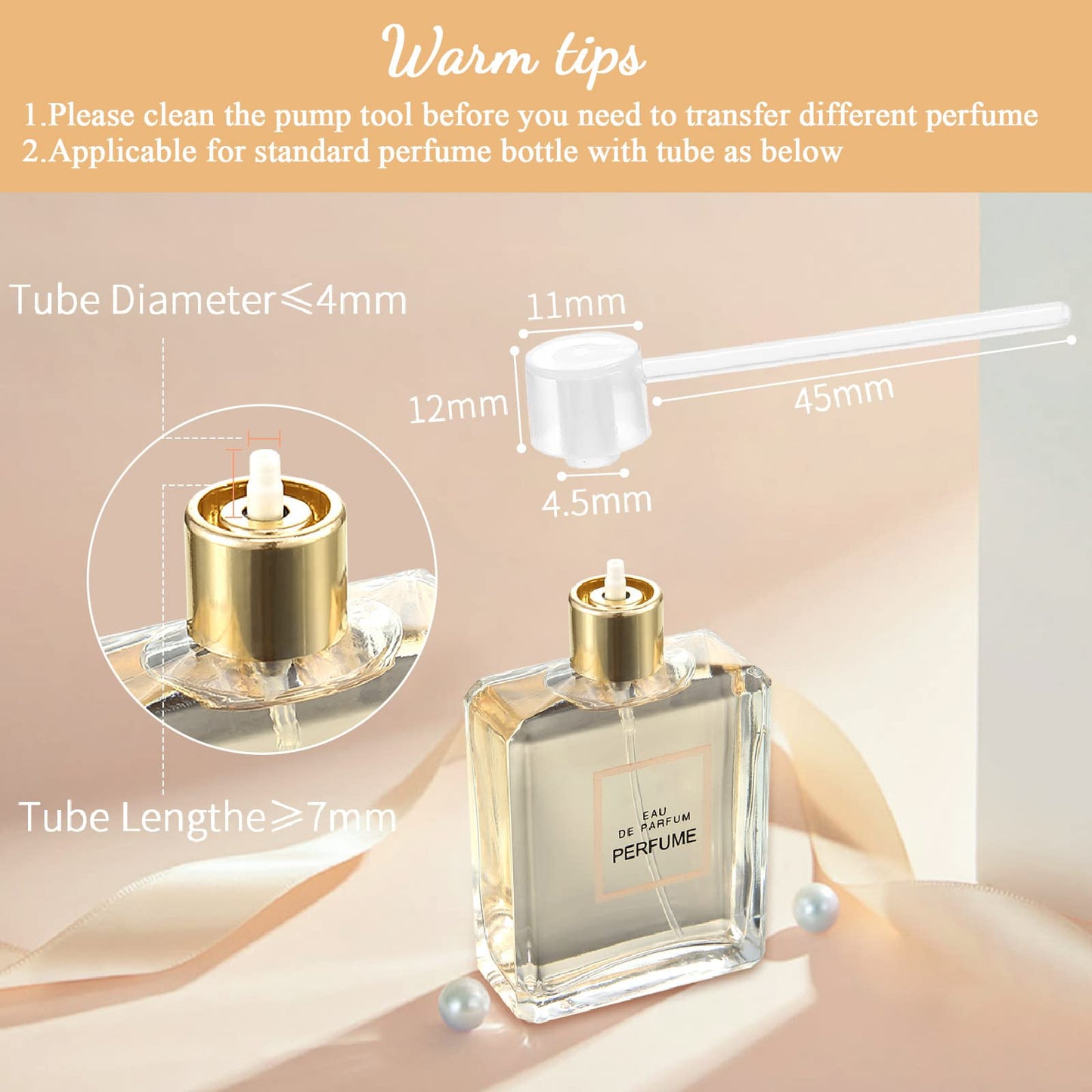 Zonon 56 Pieces Refillable Perfume Atomizer Mini Refillable Spray Perfume Bottle Portable with 56 Pieces Refill Pump Dispenser Pump Transfer Tool for Outgoing(5ml)