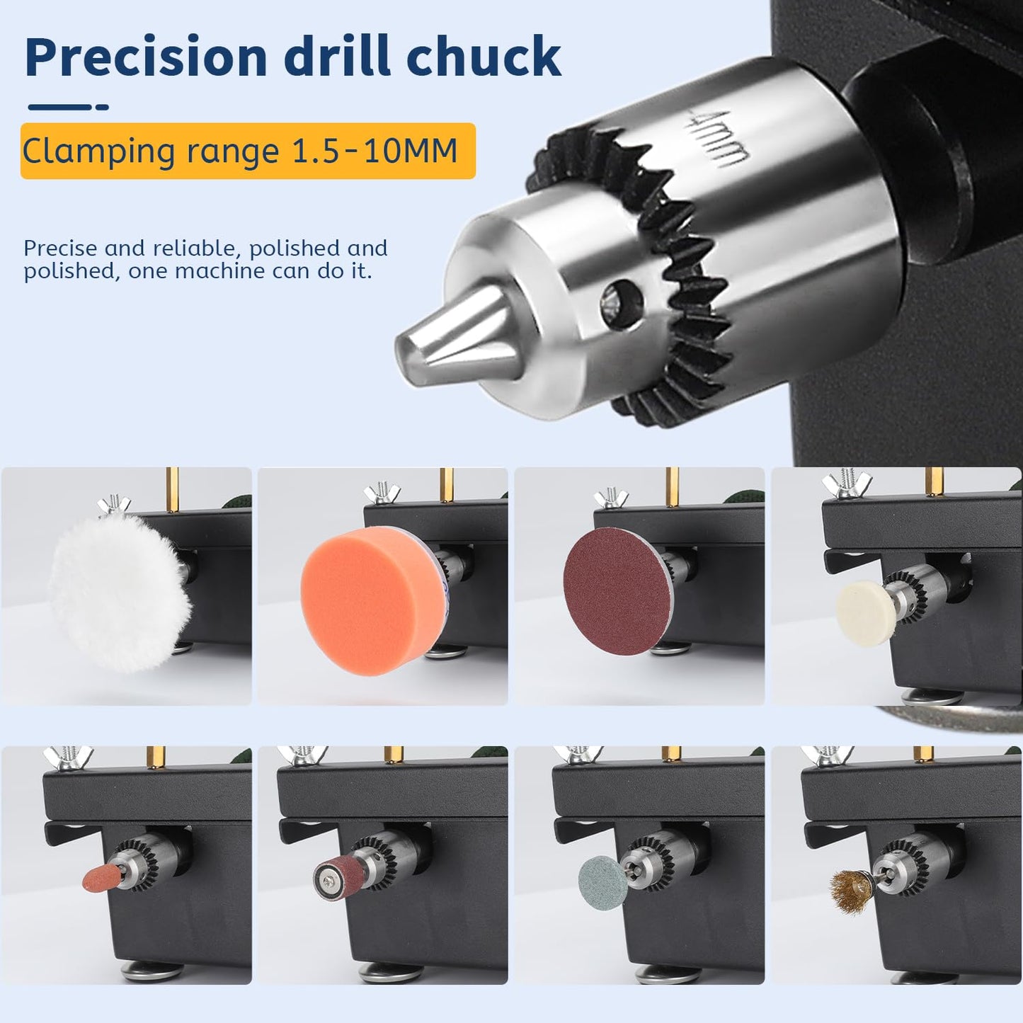 Healthible Mini Table Saw, Multi-functional Portable Adjustable | Cutting | Sanding | Engraving | All-in-One Machine, Precision Handmade Table Saw, 4 Types of Blades, 7 Levels of Speed Adjustment