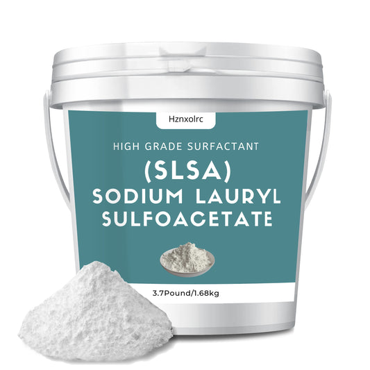 3.7 Pound SLSA Powder for Making Bath Bombs, Premium SLSA Sodium Lauryl Sulfoacetate Powder, Amazing Bubbles, Gentle on Skin, Suitable for Making Bath Bombs, Bath Truffles and More