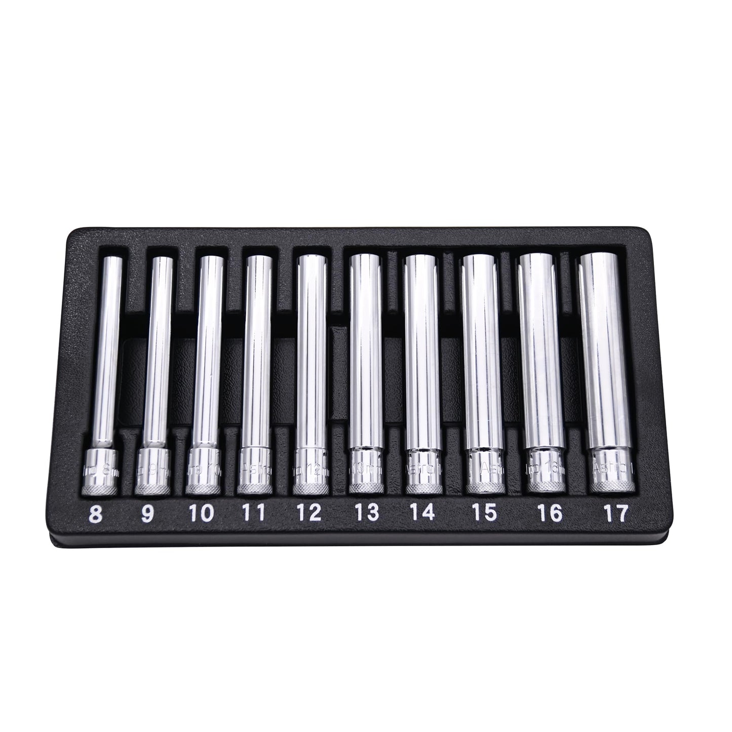 Astro Tools 4110 10pc 3/8" Drive Extra Deep Metric Socket Set