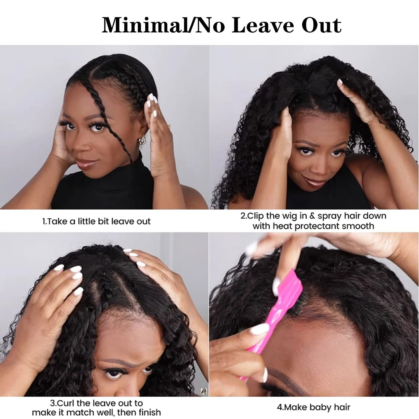 ISEE Hair 22 Inch Water Wave V Part Wig Human Hair No Leave Out Brazilian Glueless Curly Wave Upgrade U Part V Part Wigs for Black Women Human Hair 180% Density Natural Color