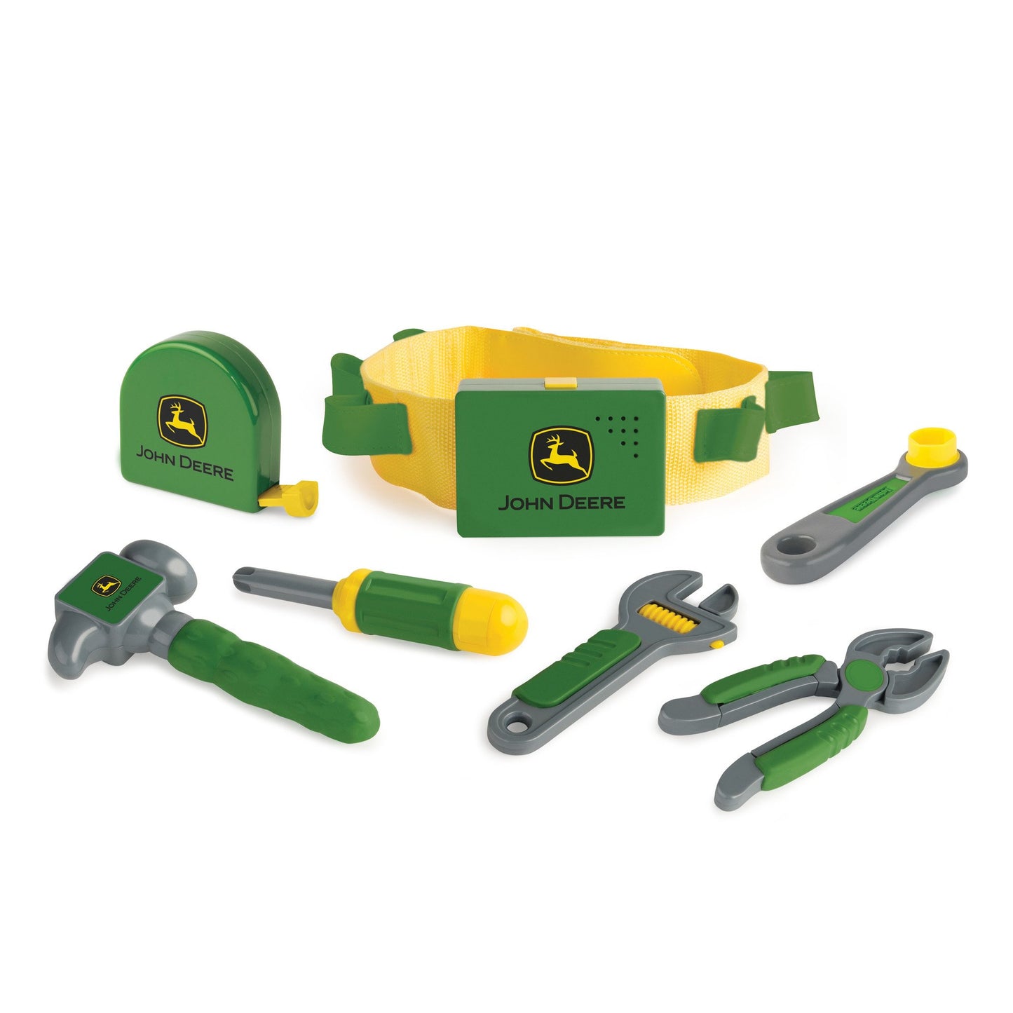 TOMY John Deere Deluxe Talking Toolbelt Preschool Toy, Green
