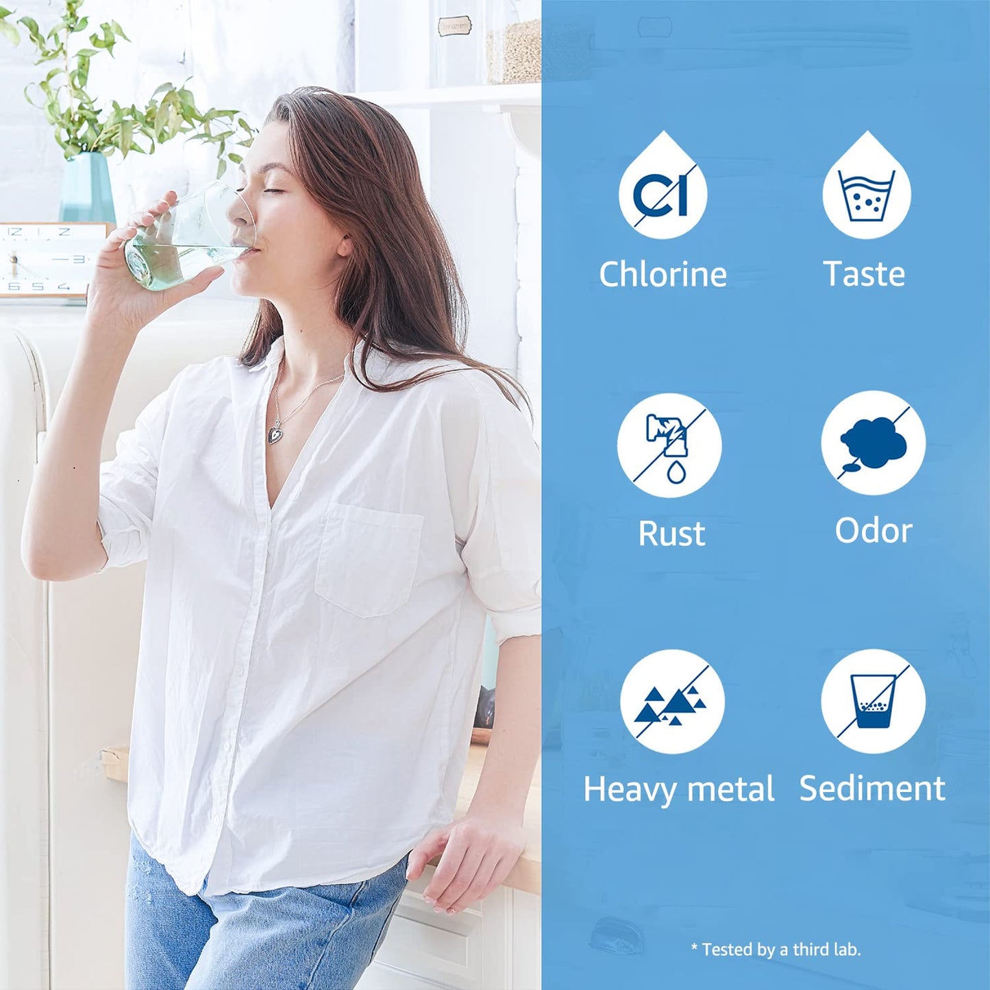 Waterdrop RC 1 EZ-Change, WFQTC30001, WFQTC70001 Basic Water Filtration Replacement, Replacement for Culligan® IC-EZ-1, US-EZ-1, RV-EZ-1, Brita® USF-201, USF-202, DuPont®, 3K Gallons (Pack of 2)
