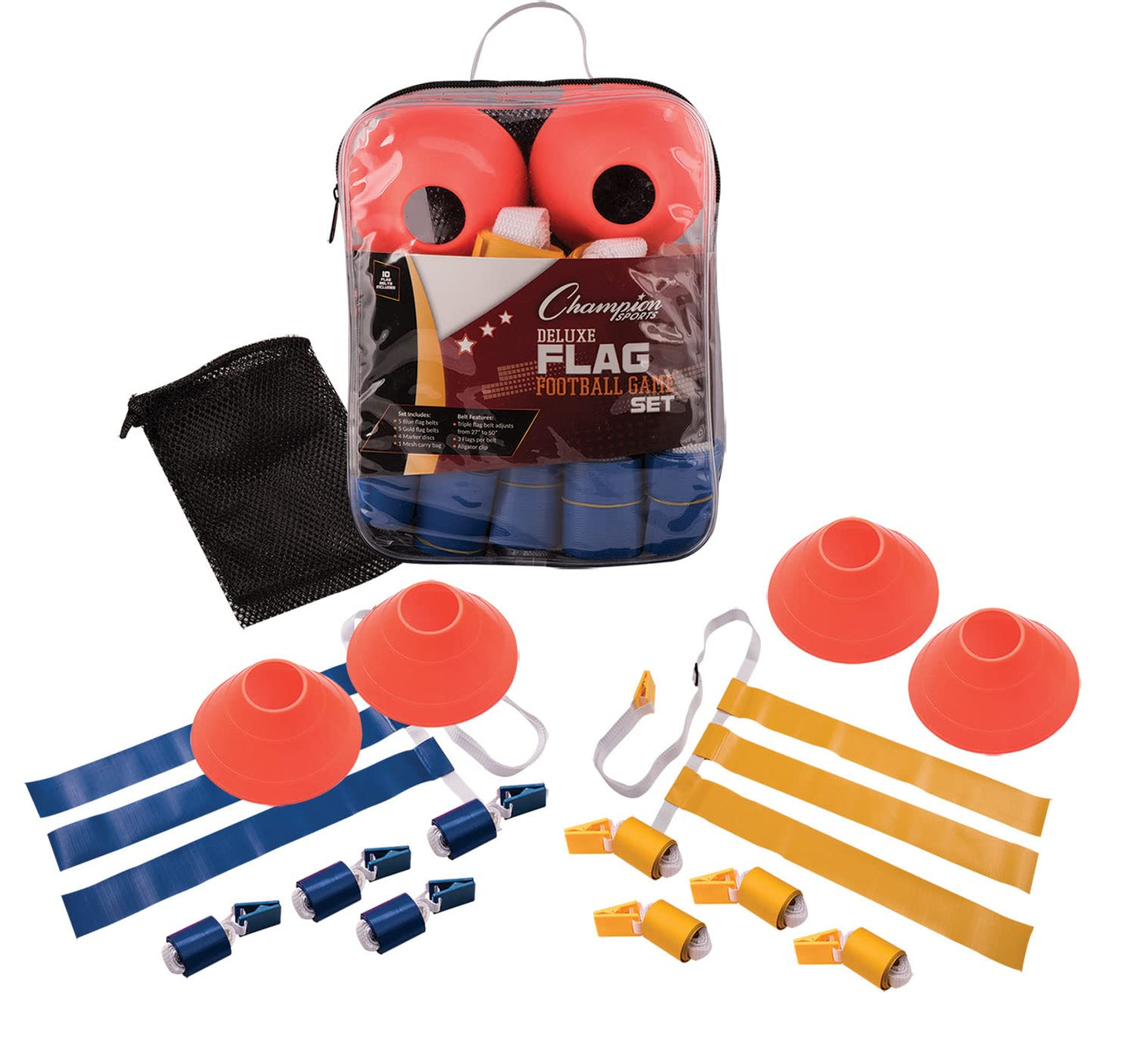 Champion Sports TFFSET Deluxe Flag Football Set