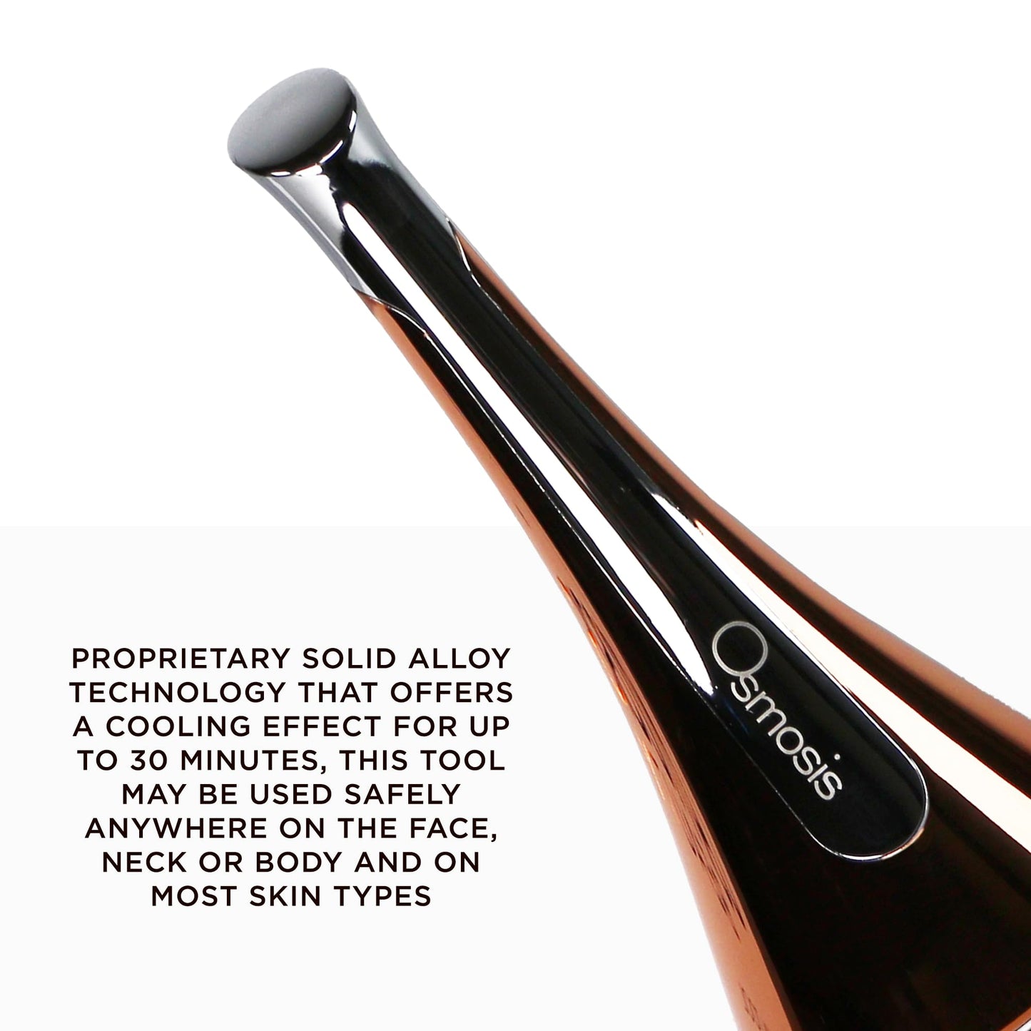 Osmosis Cool Skin Tool, Cooling Facial Massage Roller for Face Neck & Eyes, Helps Ease Inflammation, Irritation and Puffiness