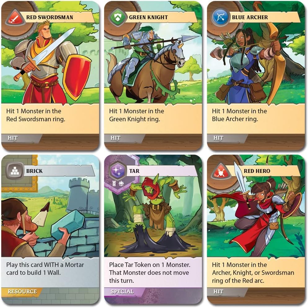 Castle Panic 2nd Edition | Cooperative Board Game for Adults and Family | Ages 8+ | for 1 to 6 Players | Average Playtime 45 Minutes | Made by Fireside Games