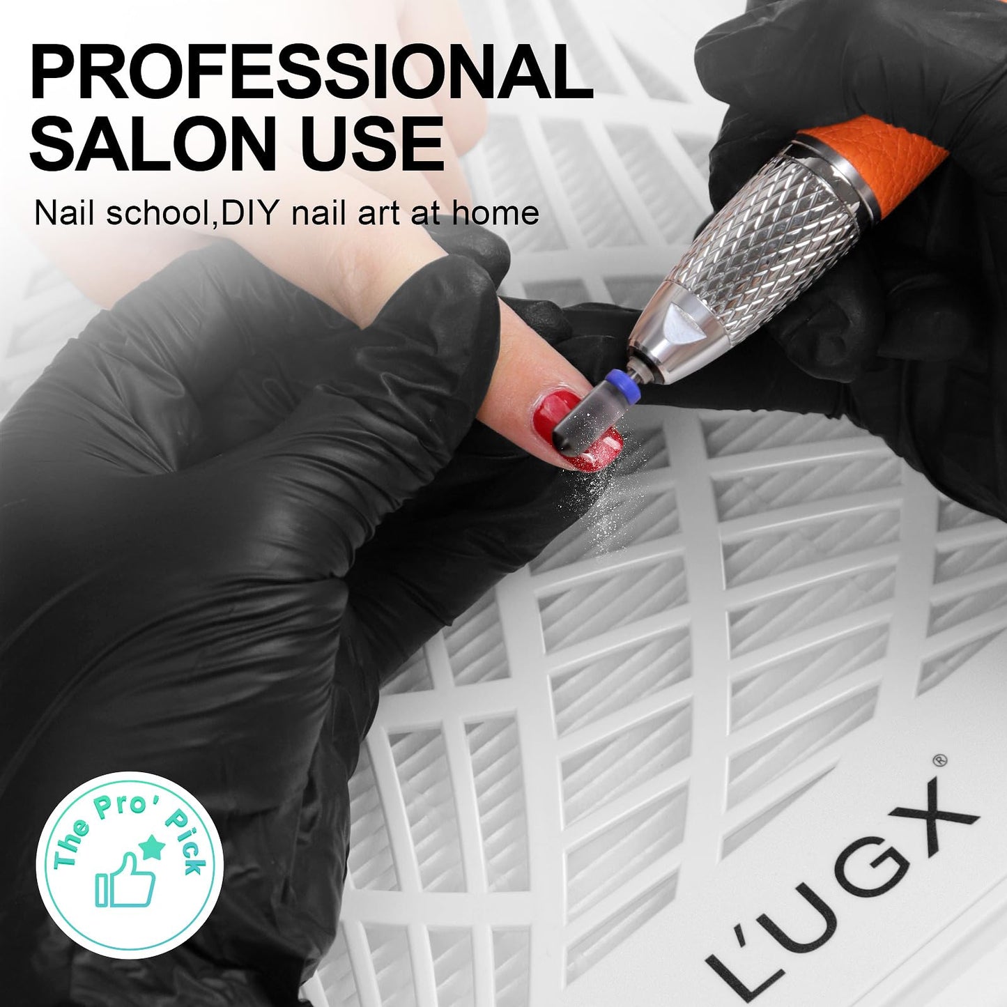 L'UGX Professional Nail Dust Collector with White Gel Nail Polish 15ml