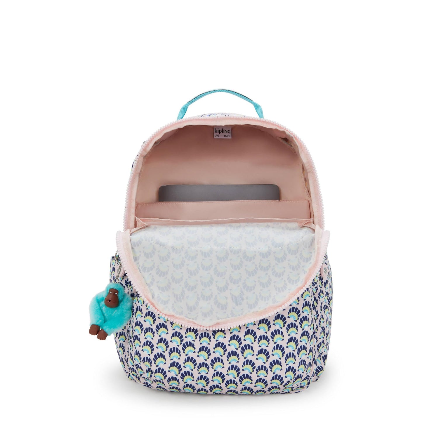 Kipling Women's Seoul Bts Prt 15" Laptop Backpack, Durable, Roomy with Padded Shoulder Straps, Built-In Protective Sleeve