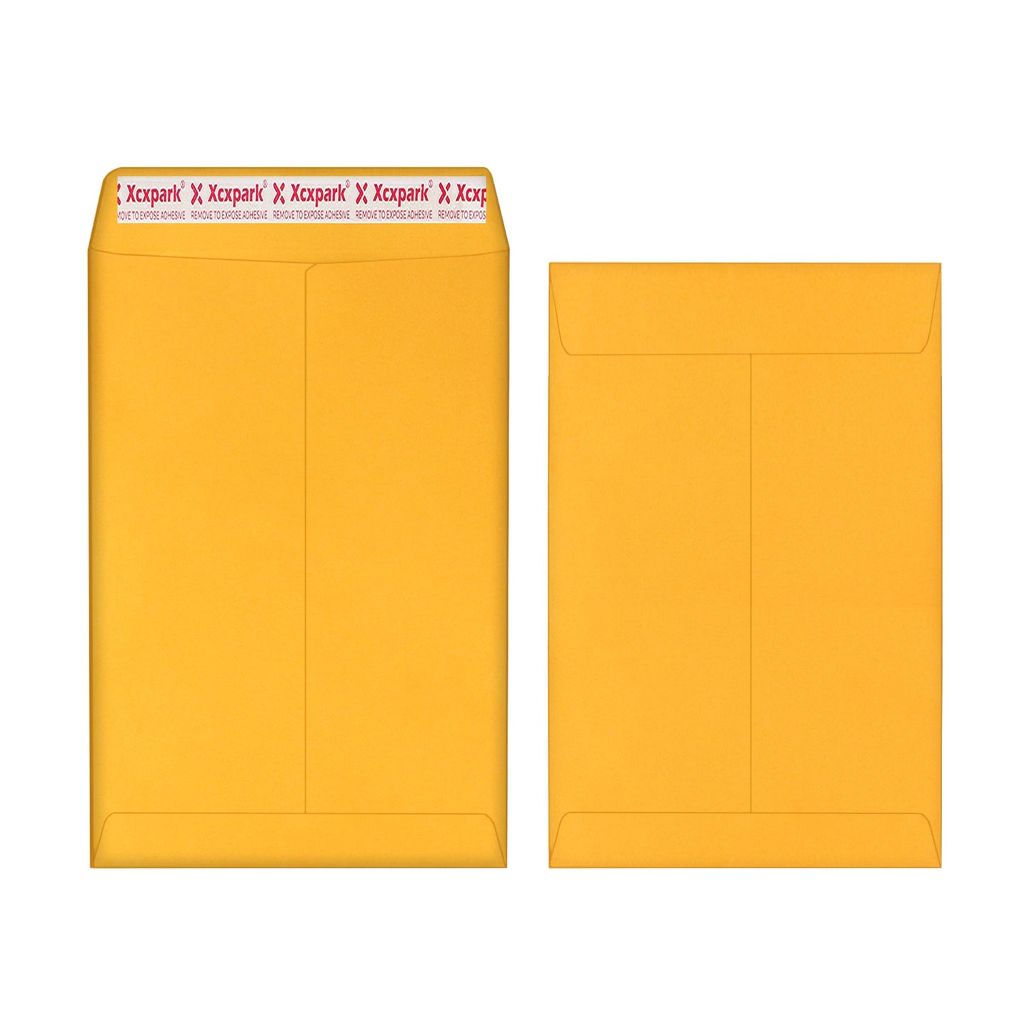 Xxcxpark 250 PCS 9x12 inches Security Catalog Envelopes Printable Self Seal Envelopes, Anti Tear brown Kraft Envelopes for Invitation Cards, Pictures, Photos, Documents