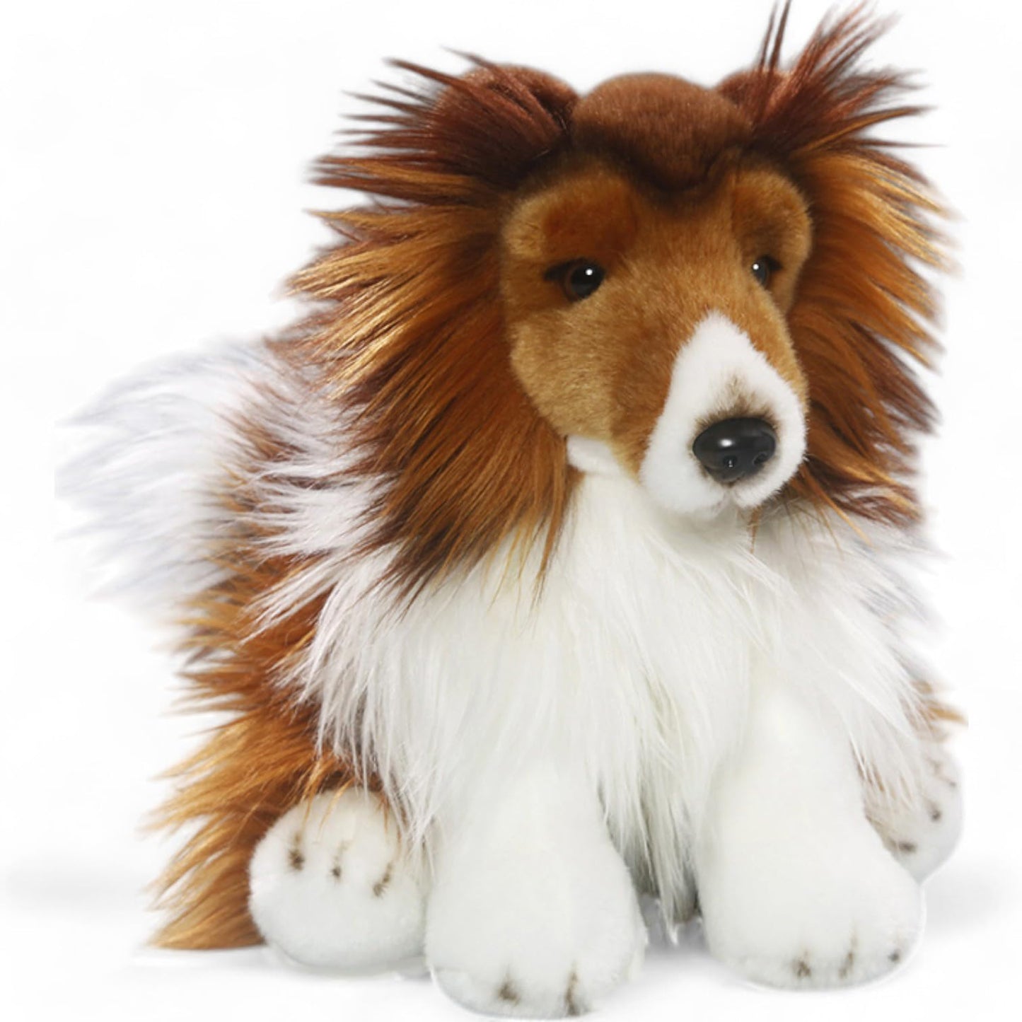 Carl Dick Rough Collie Dog 10 inches, 25cm, Plush Toy, Soft Toy, Stuffed Animal 3345