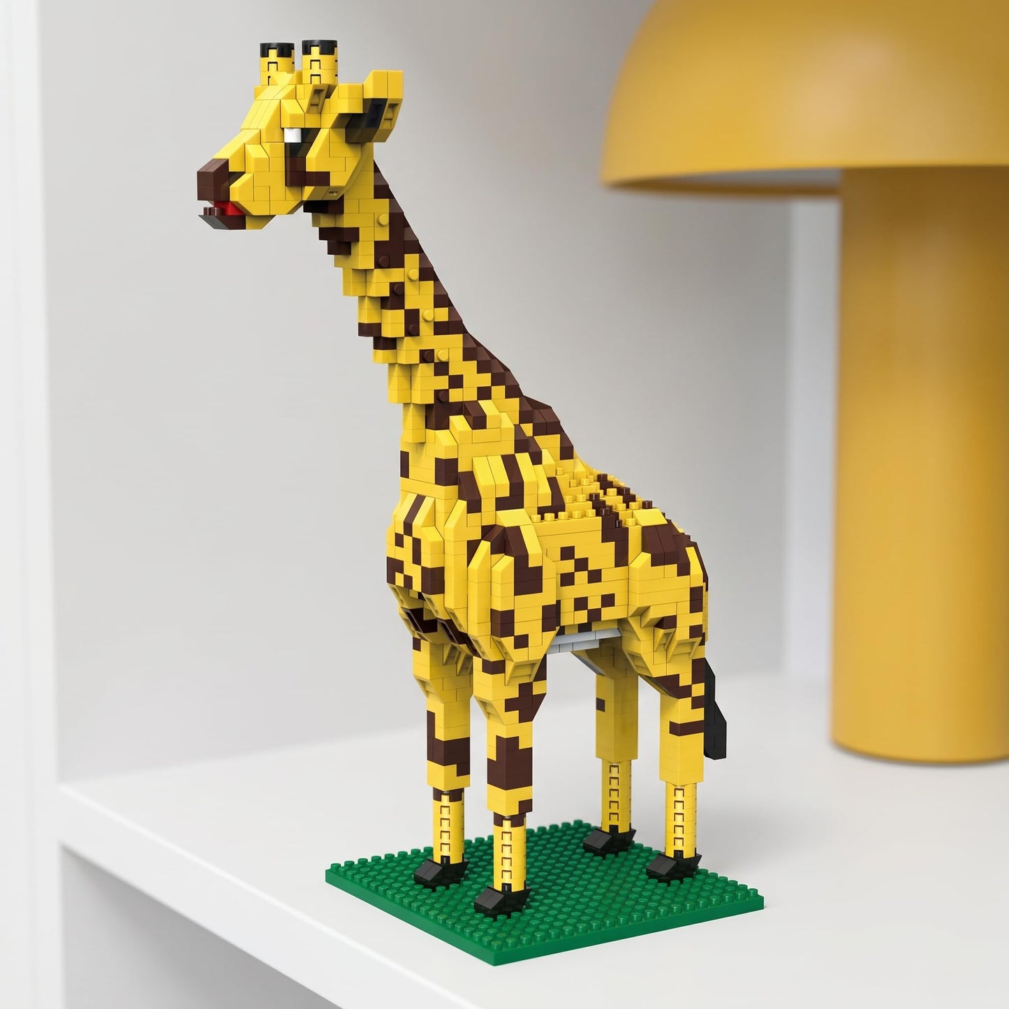 Giraffe Micro Mini Building Blocks Set for Adults,No Compatible with Lego Animals,920+PCS 3D Model Creative Decor Collection Building Toy, Gift for Birthday & Christmas