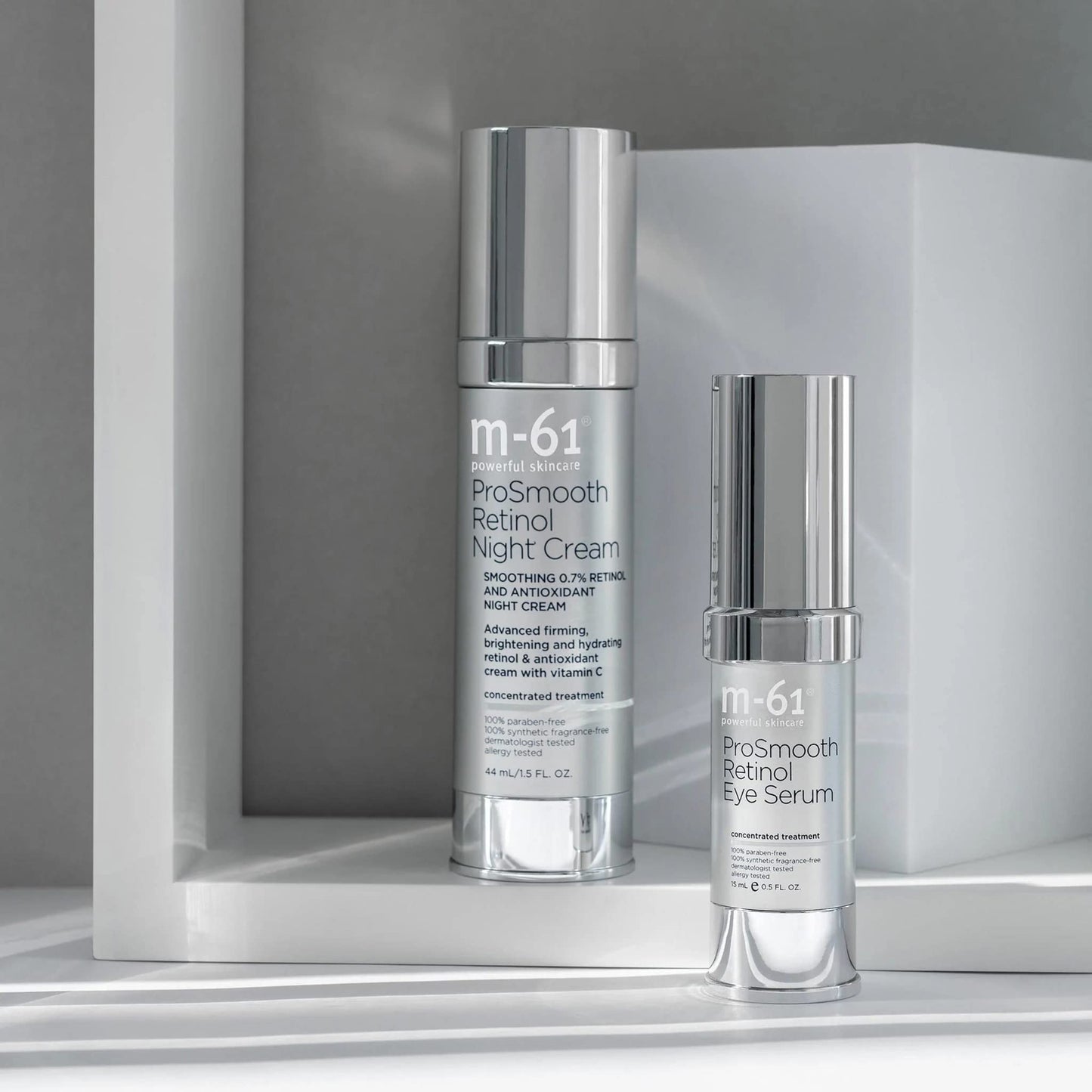 m-61 ProSmooth Retinol Night Cream - Advanced firming, brightening and hydrating 0.7% retinol and antioxidant night cream with vitamin C