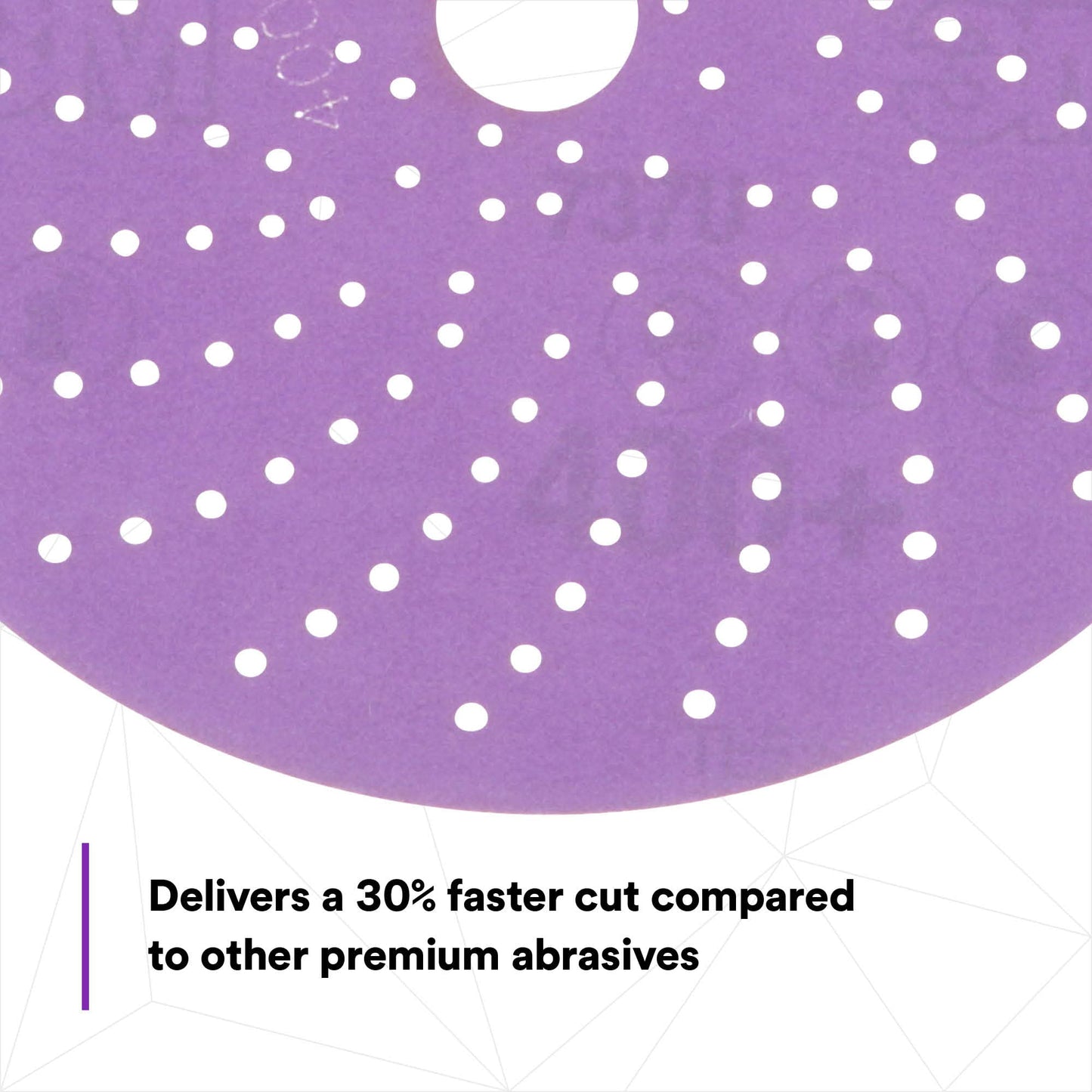 3M Cubitron II Hookit Clean Sanding Abrasive Disc 31484, 6 in, 400+ Grade, High Performance, Long Lasting, Multi-Hole Pattern, E-coat Sanding, Primer Sanding, 50 Discs/Carton
