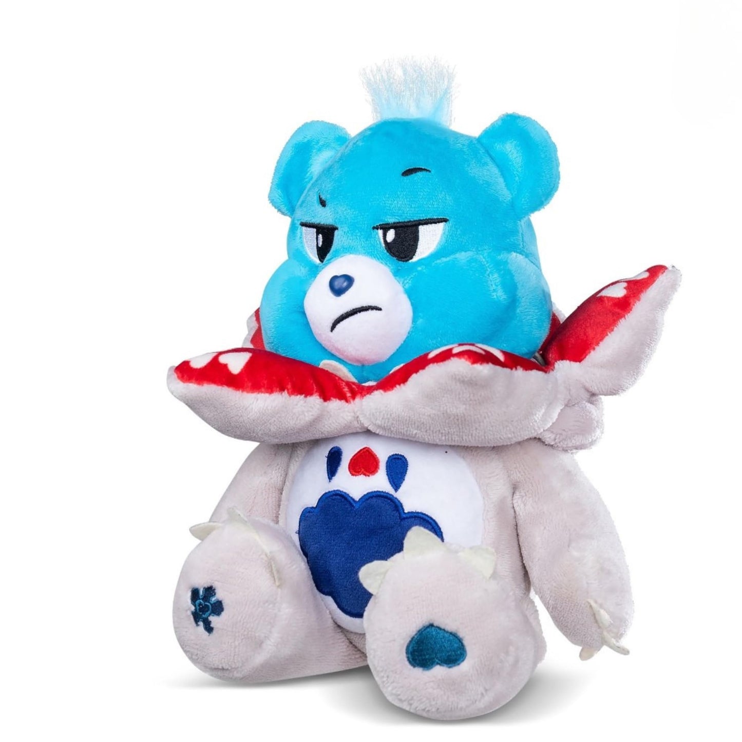 Care Bears Stranger Things Grumpy Bear as The Demogorgon Plush Toy, Collectible Character Crossover