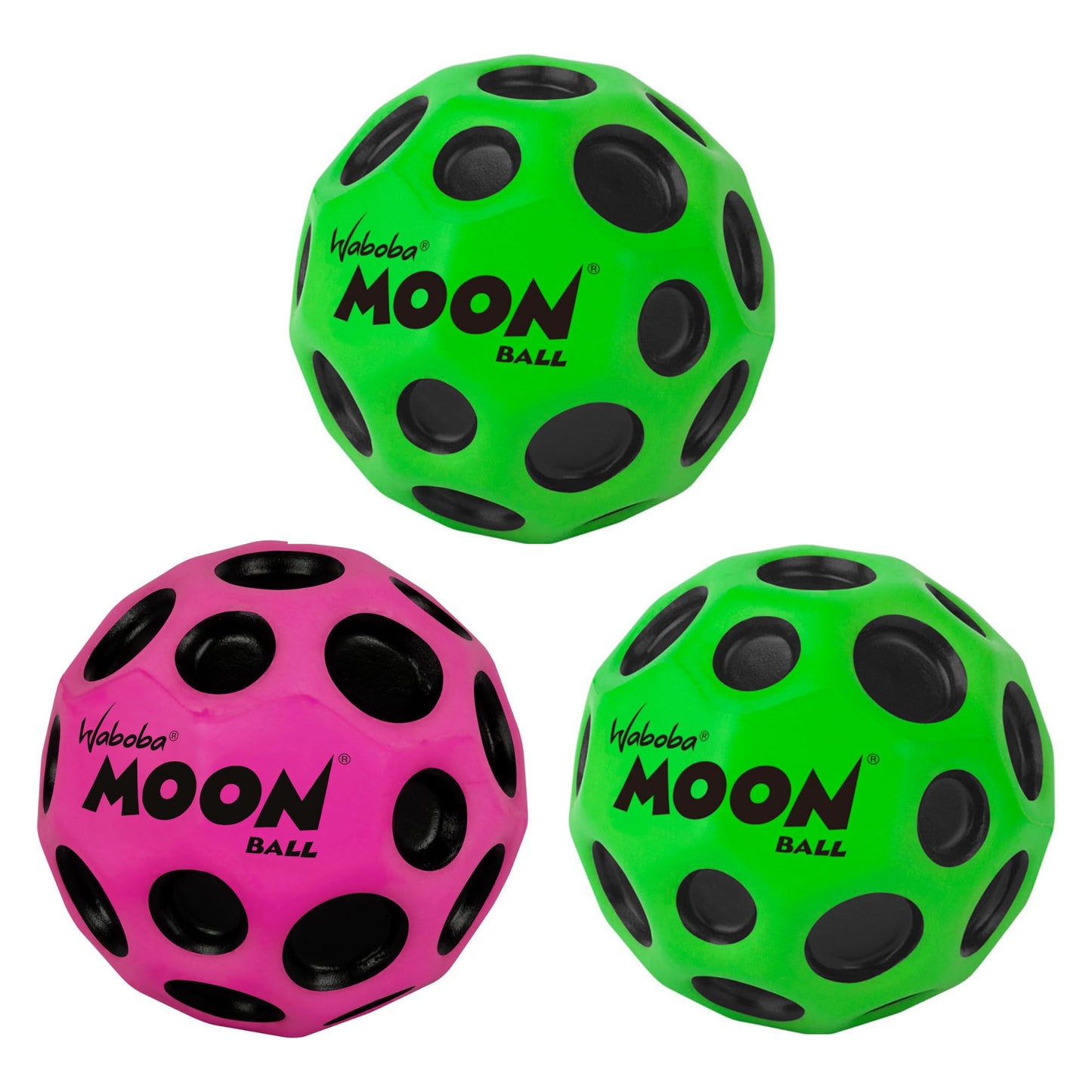 Waboba Moon Balls in Assorted Colors - Set of 3