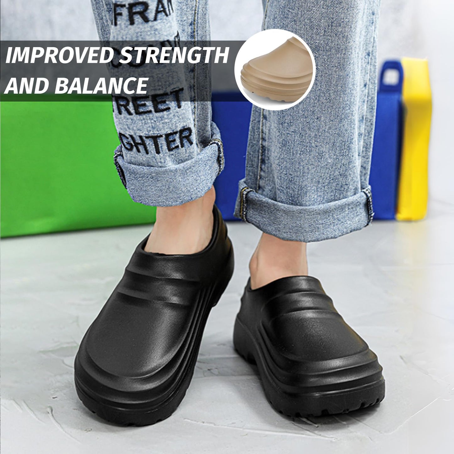 Armadillo Chef Shoes for Men - Slip Resistant, Lightweight & Waterproof Garden Clogs for Women, Ideal Work Shoes for Kitchens