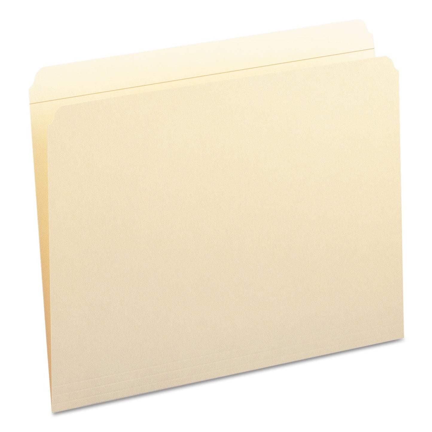 Smead File Folder, Reinforced Straight-Cut Tab (Not Undercut), Letter Size, Manila, 100 per Box (10310)
