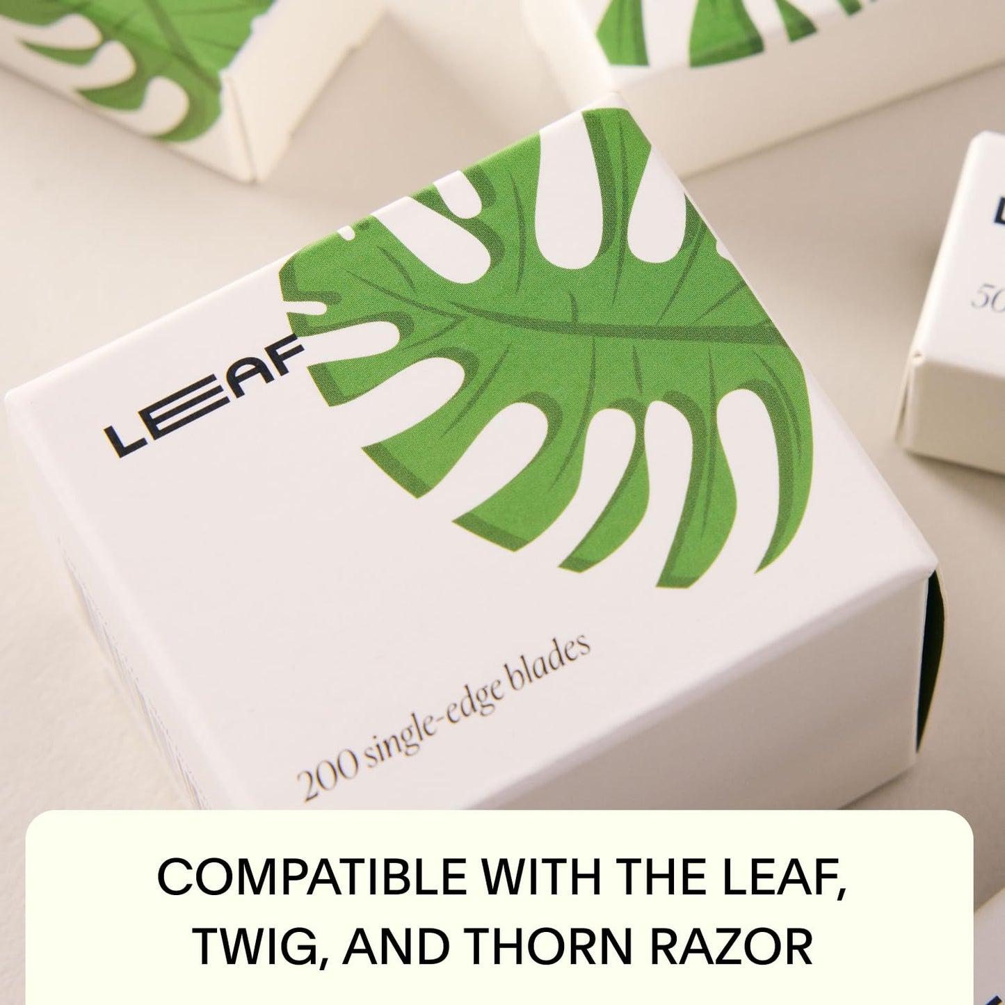 Leaf Shave | Single-Edge Safety Razor Blades - 200 Count