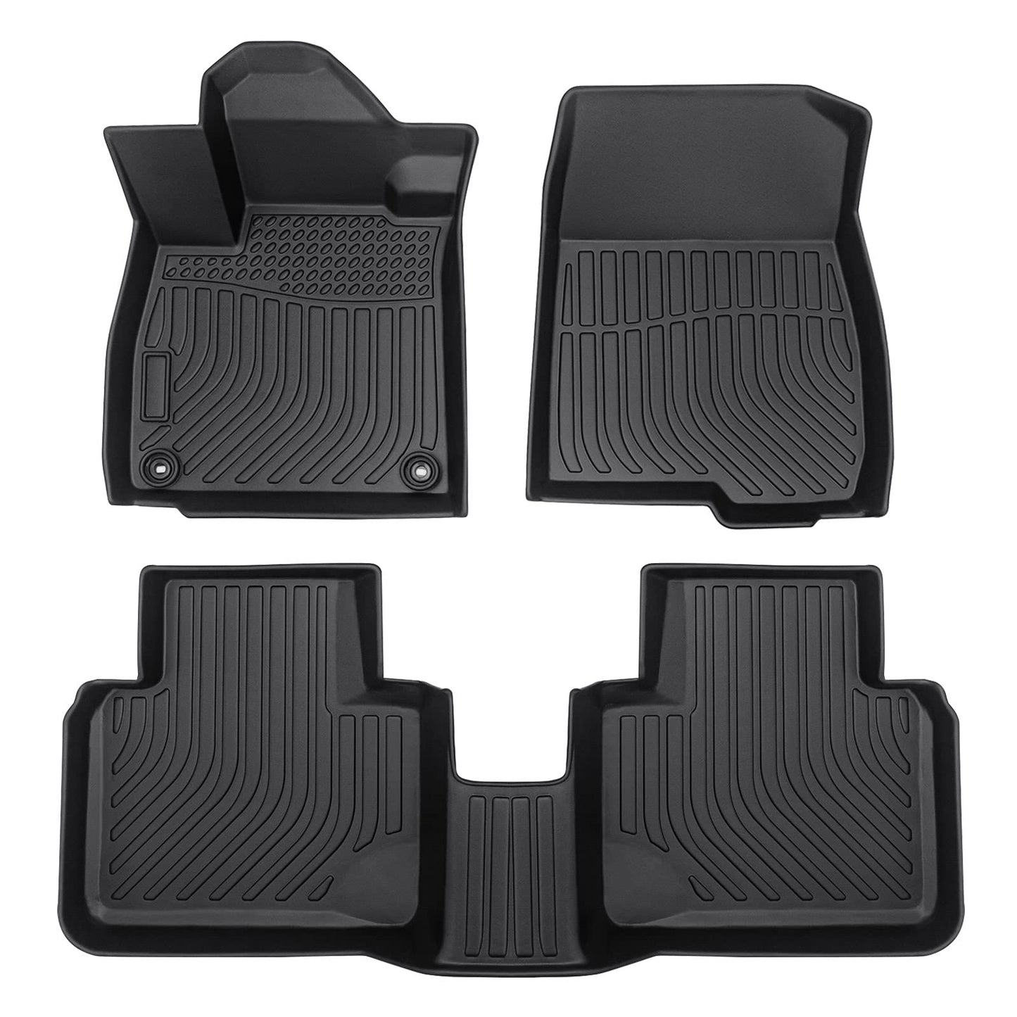 Cartist Custom Fit for Floor Mats Honda Accord 2018 2019 2020 2021 2022 (All Models) Floor Liners All Weather Front & 2nd Row Full Set TPE Waterproof