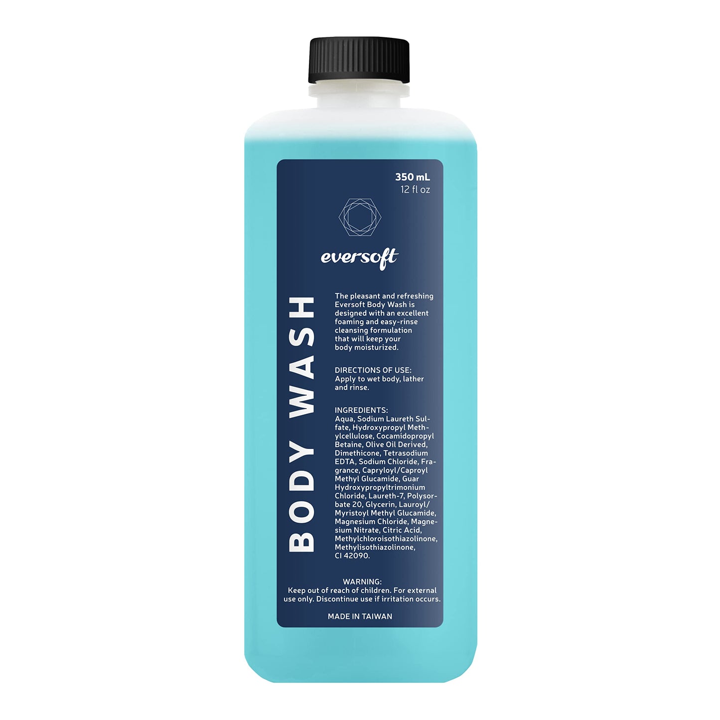EZbrnd Eversoft Refreshing Body Wash Refill Cartridge, 350ml (12 oz) x 6 pk