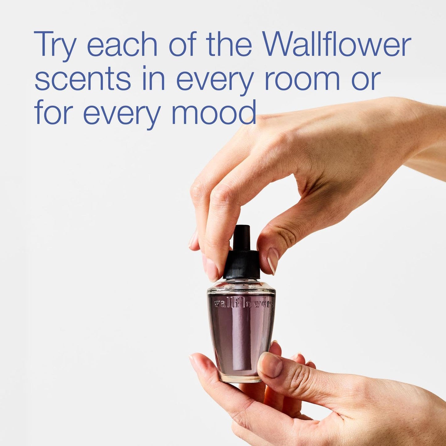 Bath & Body Works Lavender Vanilla Wallflowers Refills - Plug-In Air Freshener Refill for At-Home Use - Always-On Fragrance - Natural Essential Oils - Room-Filling Fragrance - Thoughtful Gift - 6-Pack