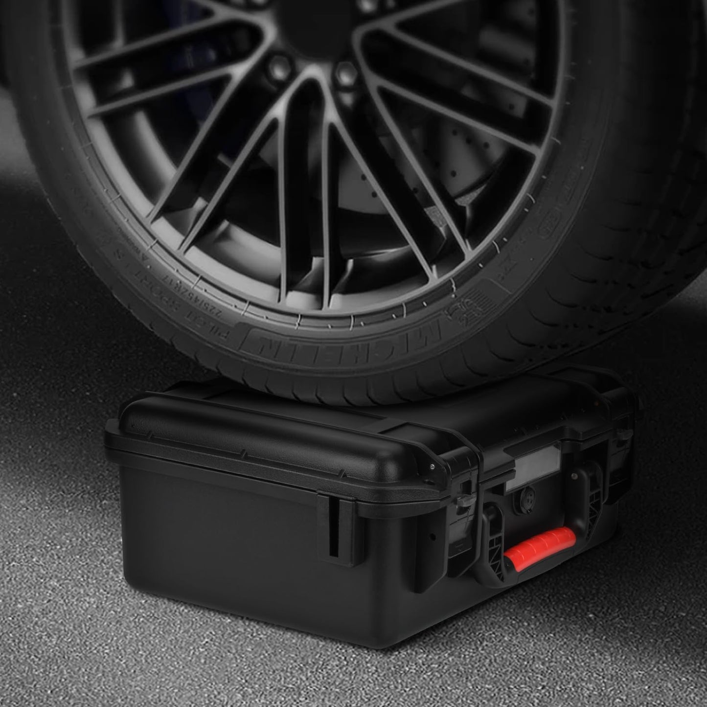 Hard Case for DJI Air 3S/Air 3 - Waterproof Carrying Cases, Portable Storage Bag Fits for DJI Fly More Combo, RC 2/RC-N2/RC-N3 Controller, Batteries, Charger, Cables, Accessories (Only Black Case)