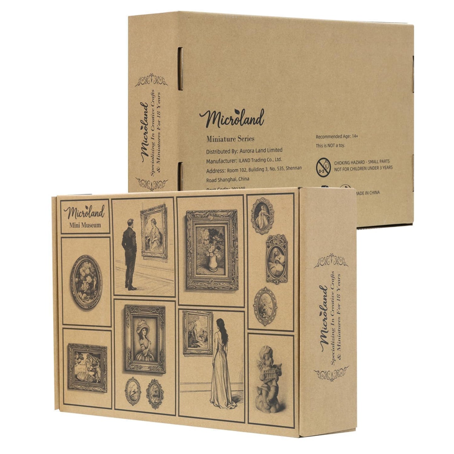 Microland Mini Museum Memory Box Small Picture Frame Shadow Box, Romantic for Her, Warm Pet Memorial Gifts, Personalized Present for Wedding, Birthday, Mother, Graduation, Christmas