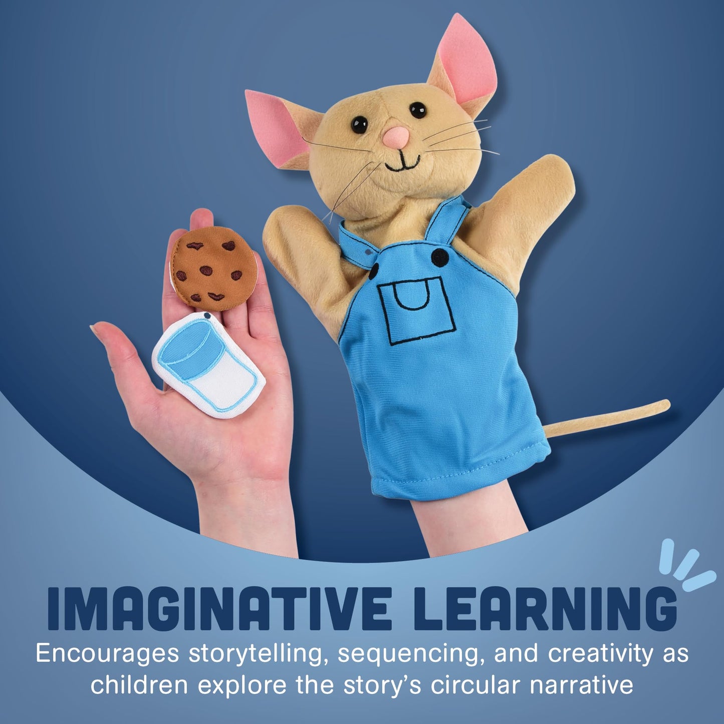 Constructive Playthings Mouse Puppet & Props, Ages 2+