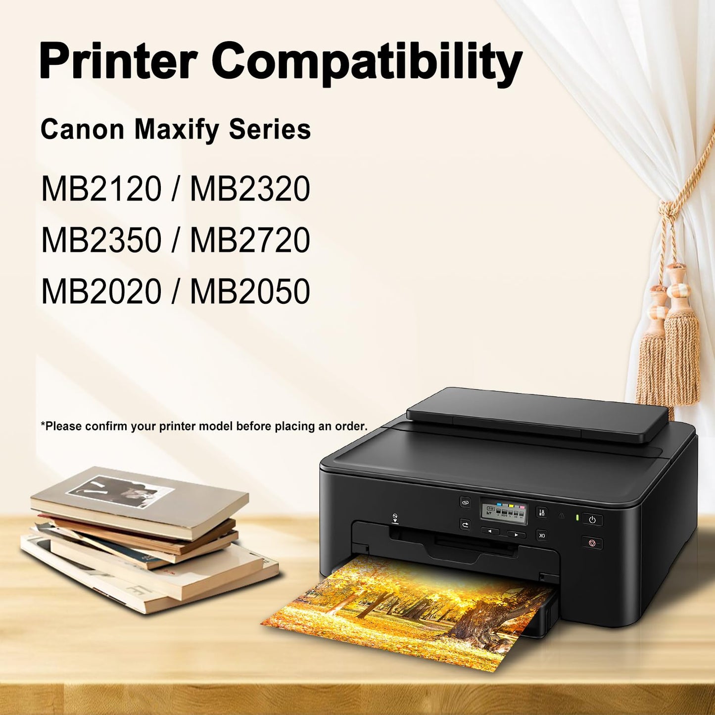 Miss Deer Maxify 1200 Ink Cartridges, Compatible for Canon 1200XL PGI 1200 XL, High Yield Work with Maxify MB2720 MB2120 MB2020 MB2050 MB2320 MB2350 MB 2720 2120 Printer 10 Pack (4BK, 2C, 2M, 2Y)