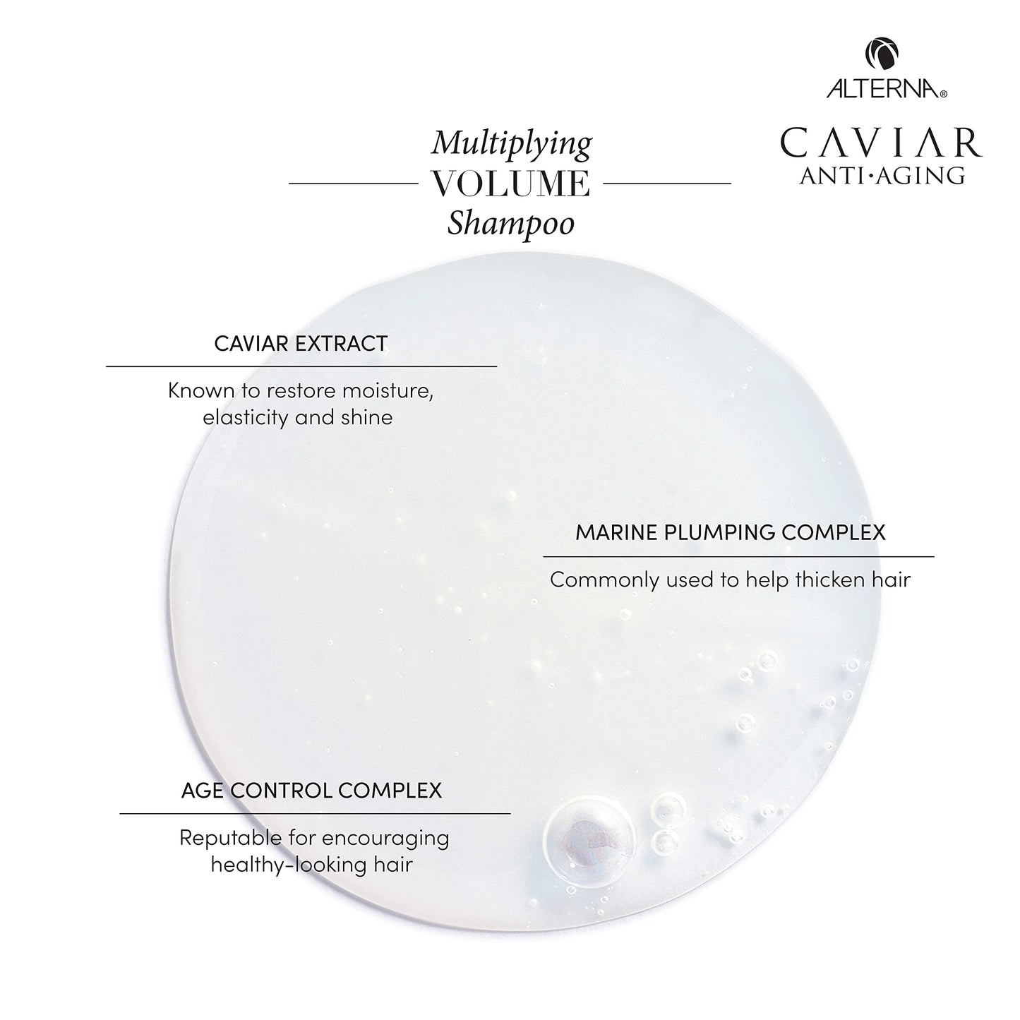 Alterna Caviar Anti-Aging Multiplying Volume Shampoo, 8.5 Fl Oz(Pack of 1)