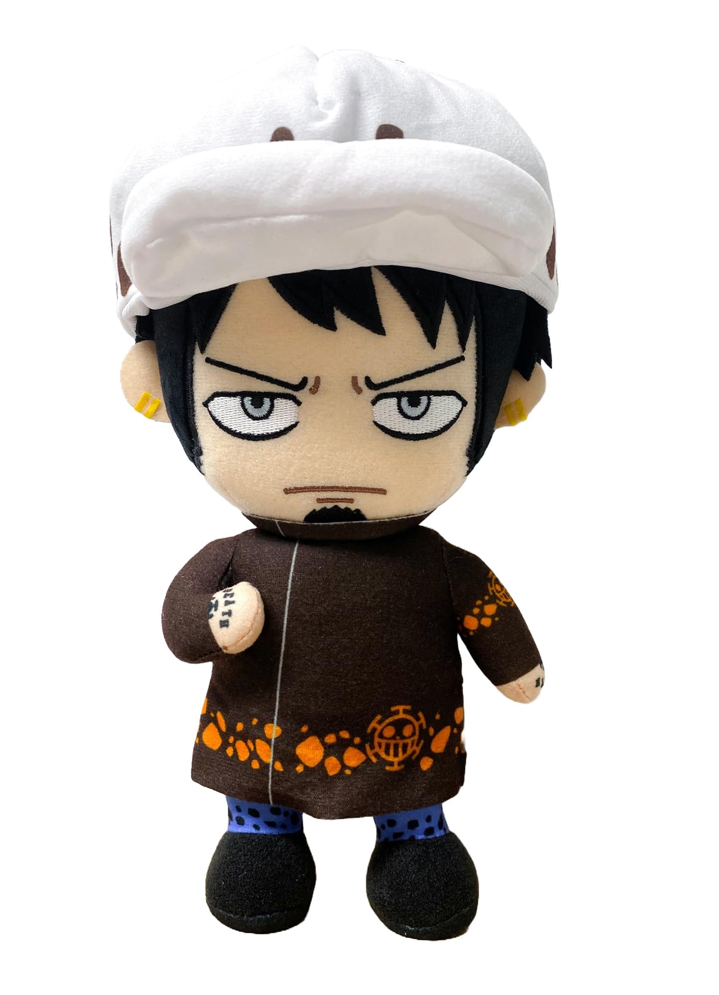 Great Eastern Entertainment One Piece - Trafalgar D. Water Law (Face Change) Plush 8" H
