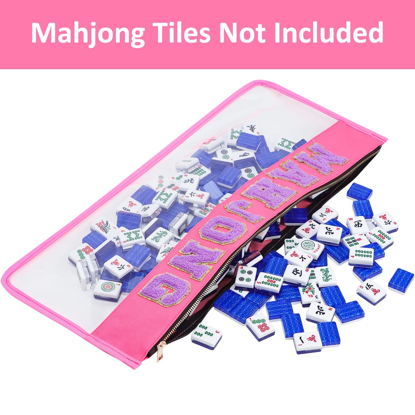 GUSTARIA Empty Mahjong Bag, Mahjong Case for American Mahjong Set (Case Only)