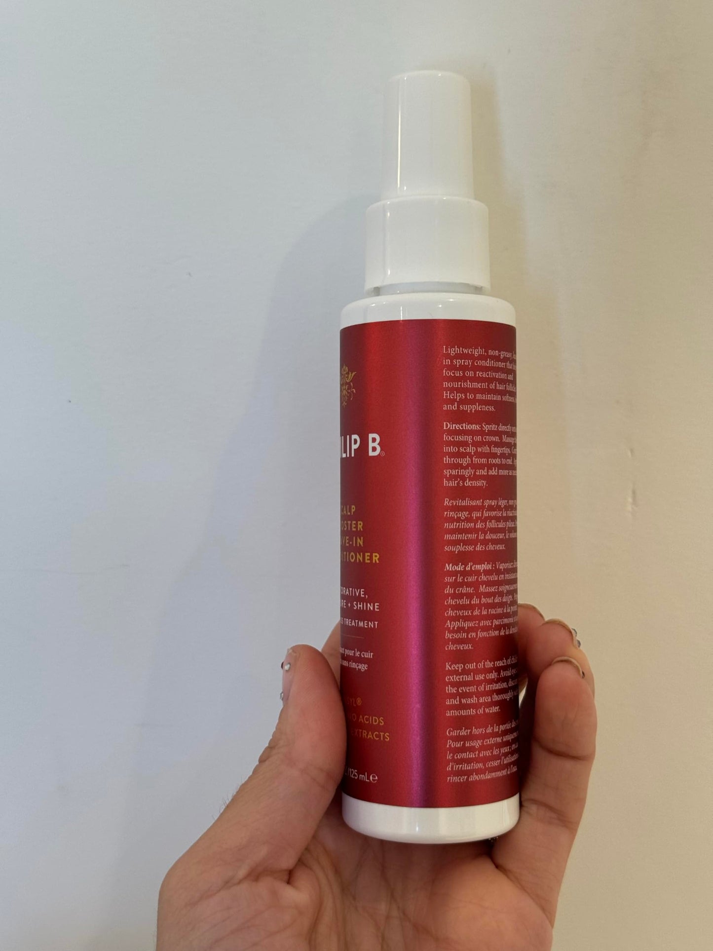 PHILIP B. Scalp Booster Leave-In Conditioner, 4.23 Oz - Scalp Treatment for Thicker, Denser Looking Hair - Made with Redensyl, Keratin Amino Acids and Salicylic Acid