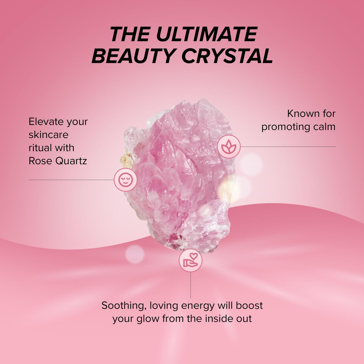Skin Gym Rose Quartz Hearty Gua Sha Tool, Heart-Shaped Facial Massage Tool for Sculpting and Relaxation