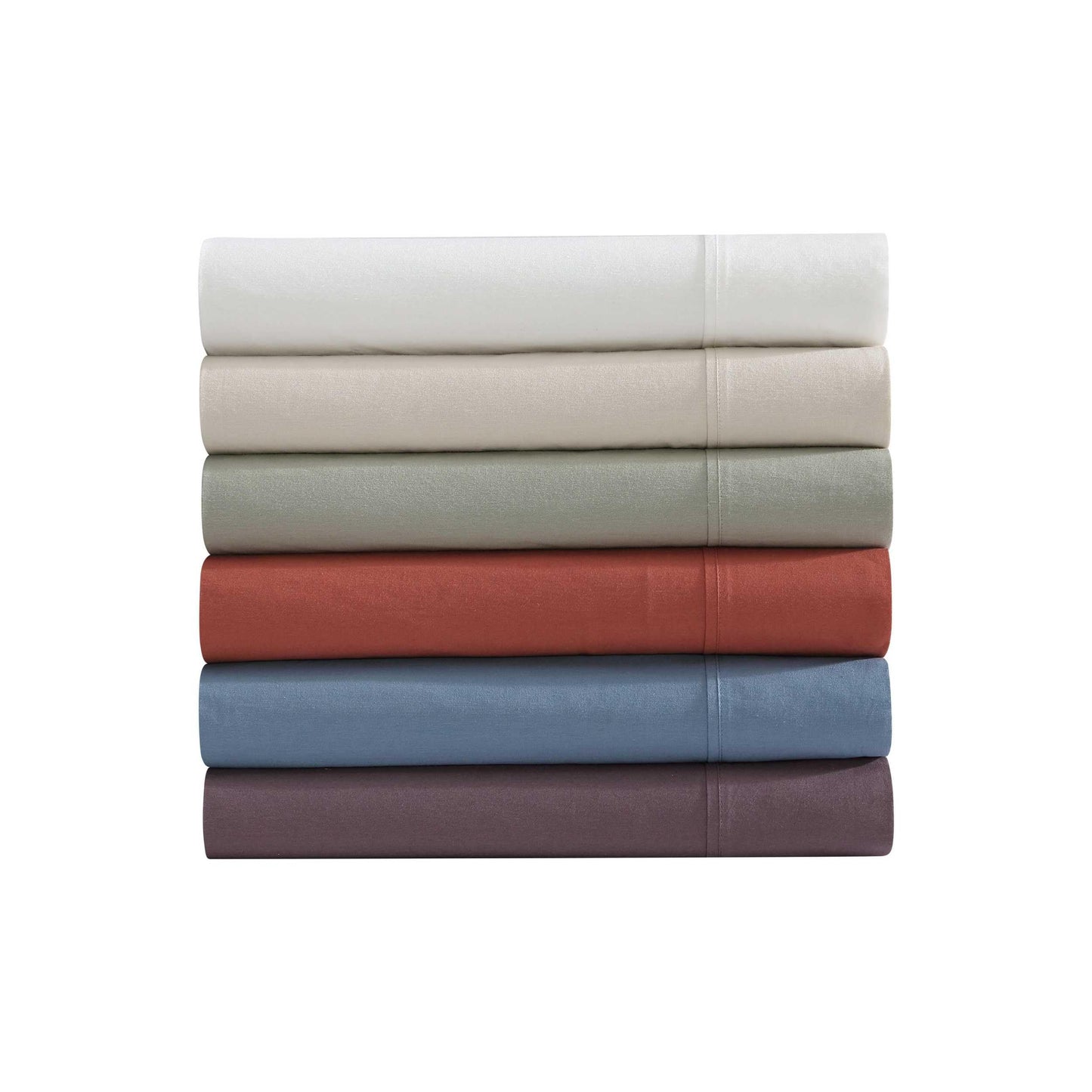 Eddie Bauer - King Sheet Set, Washed Percale Bedding Set with Deep Pockets, Super Soft, 100% Luxury Cotton with Smooth Percale Weave (Off-White)