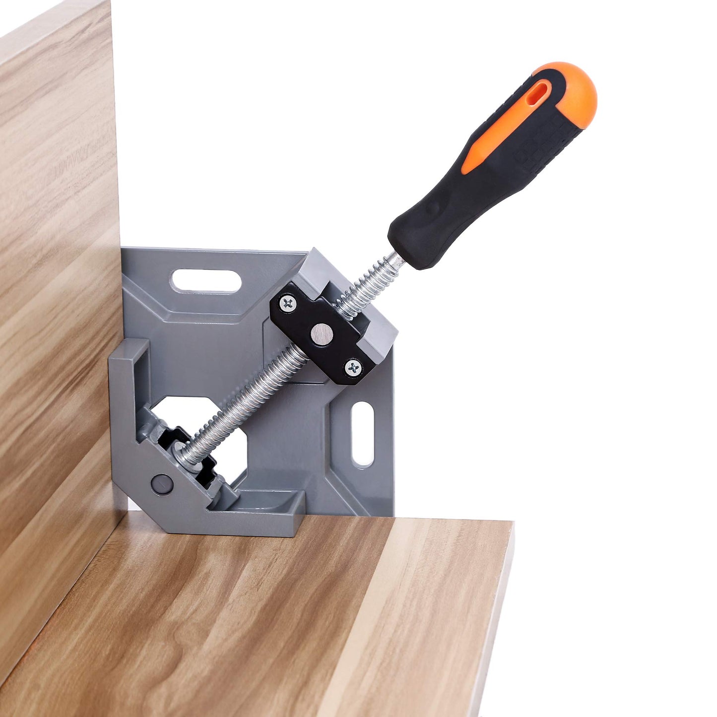 WYQYQ 4pcs Corner Clamp - Right Angle 90 Degree Wood Clamps For Woodworking, With Adjustable Swing Jaw Aluminum Alloy Frame, For Welding, DIY Woodworking